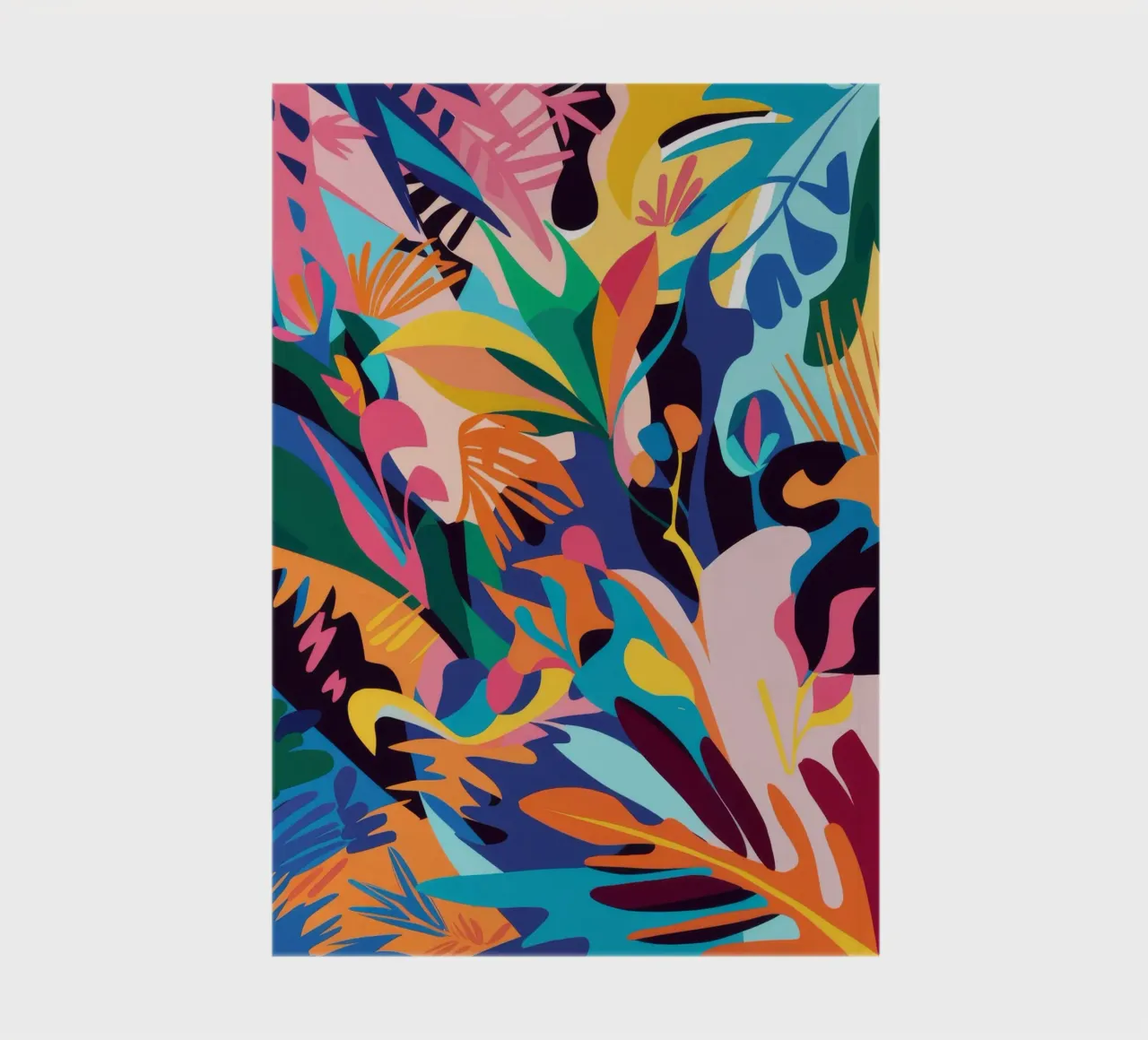 Jungle Abstraction Splash carnet de notes de Haven Mirage