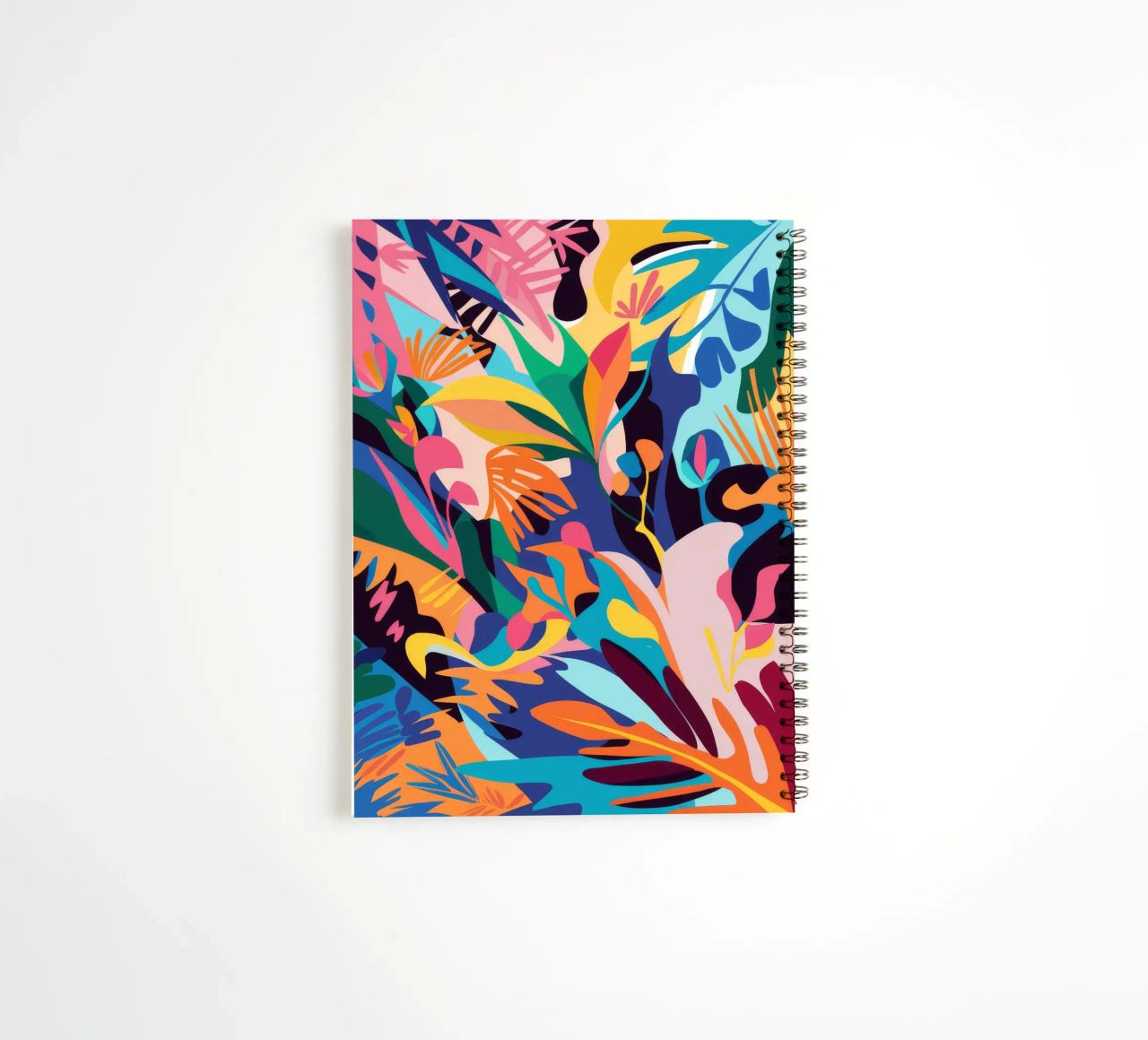 Jungle Abstraction Splash spiral notebook by Haven Mirage