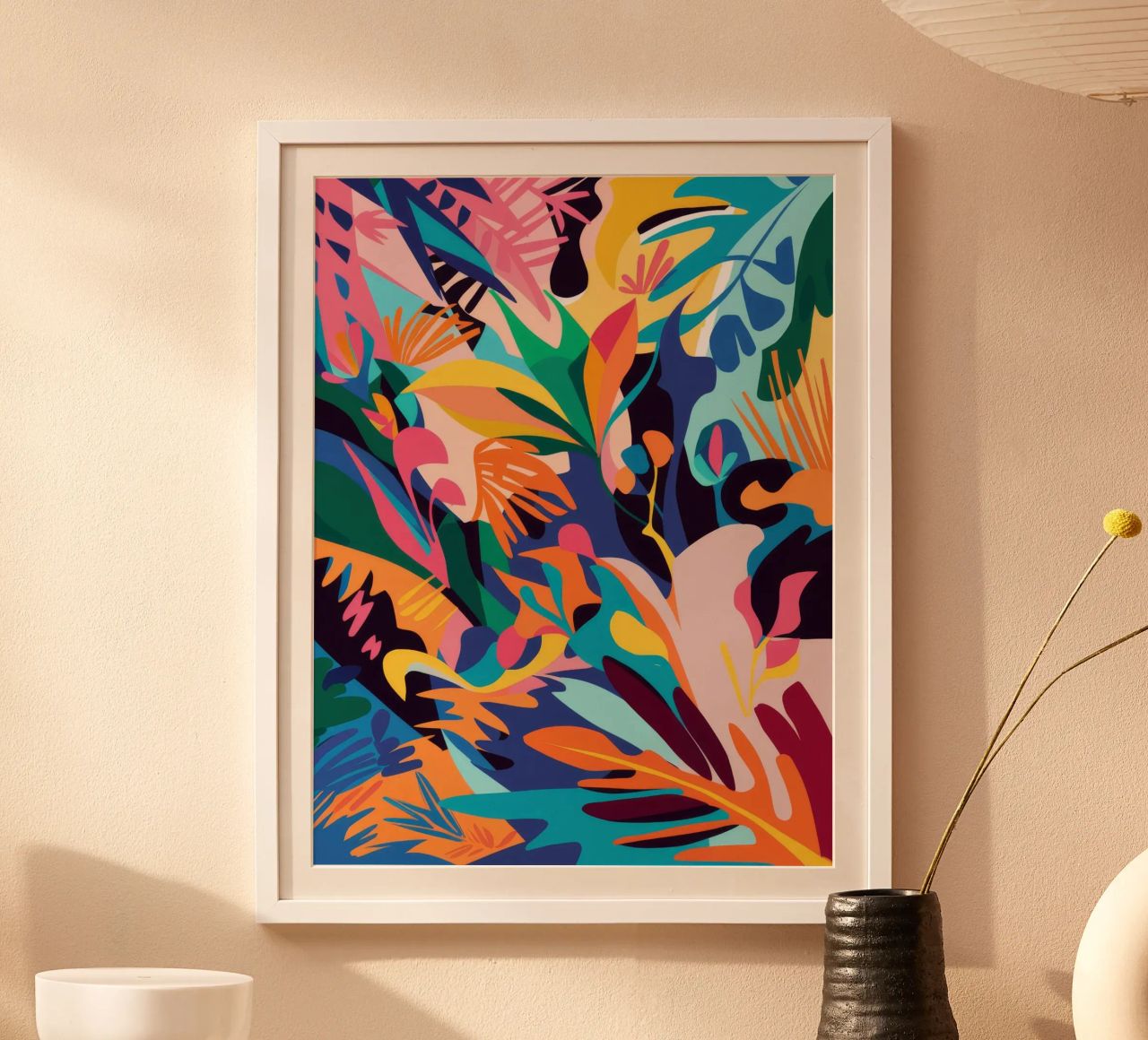 Jungle Abstraction Splash poster by Haven Mirage
