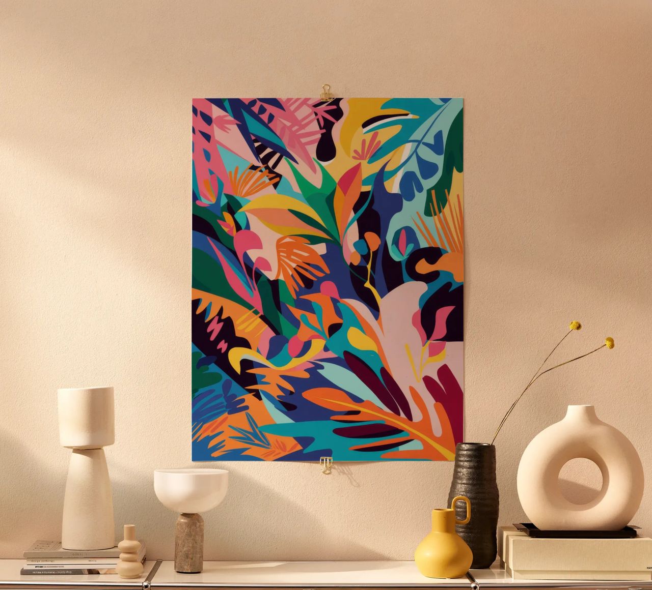Jungle Abstraction Splash poster by Haven Mirage