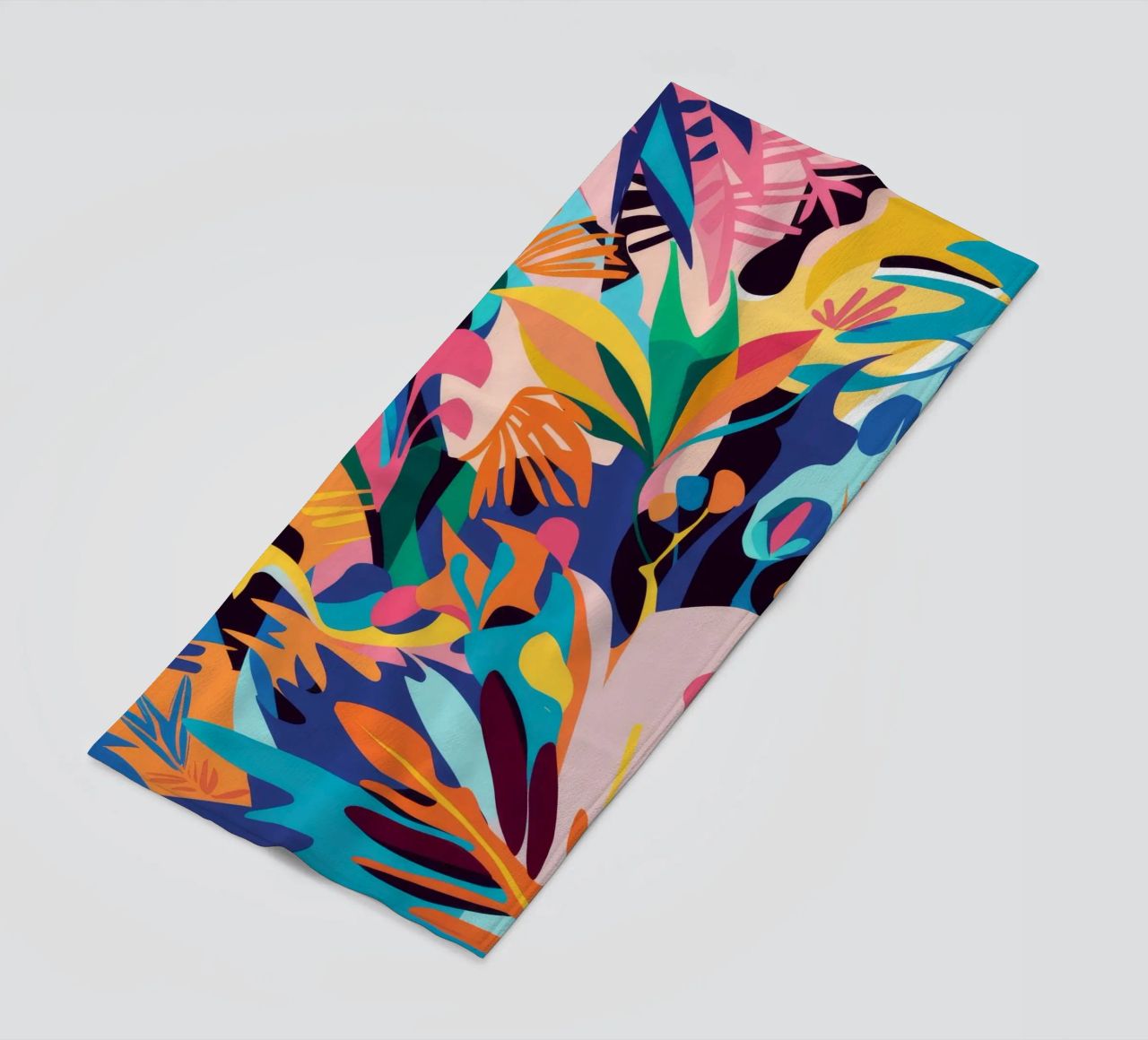 Jungle Abstraction Splash beach towel by Haven Mirage