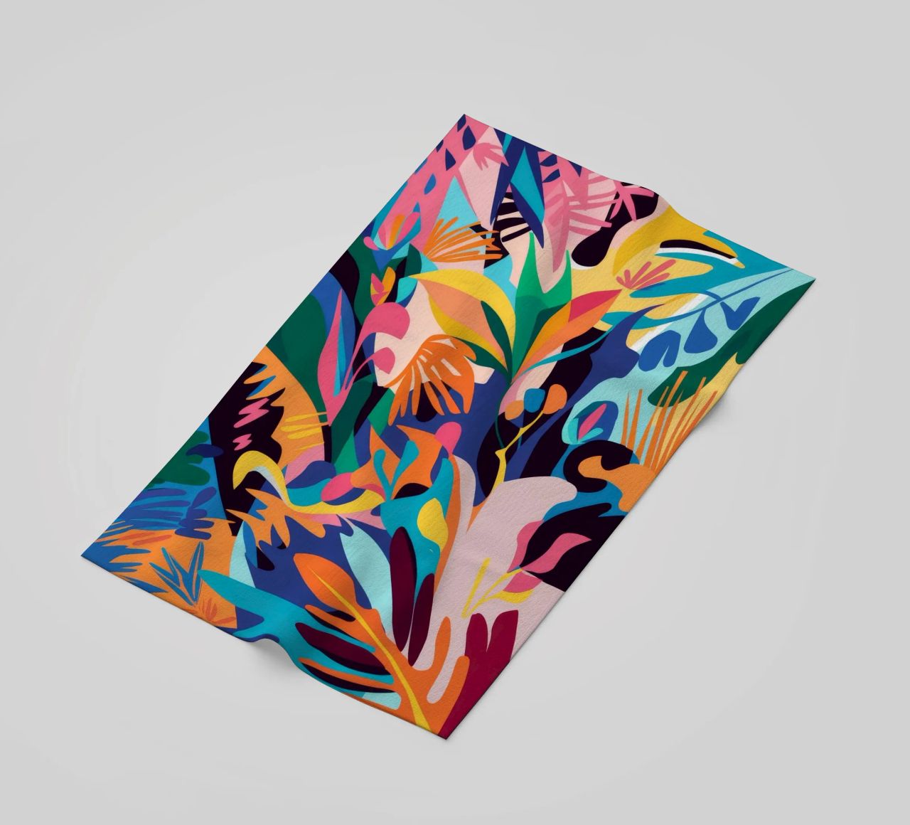 Jungle Abstraction Splash beach towel by Haven Mirage