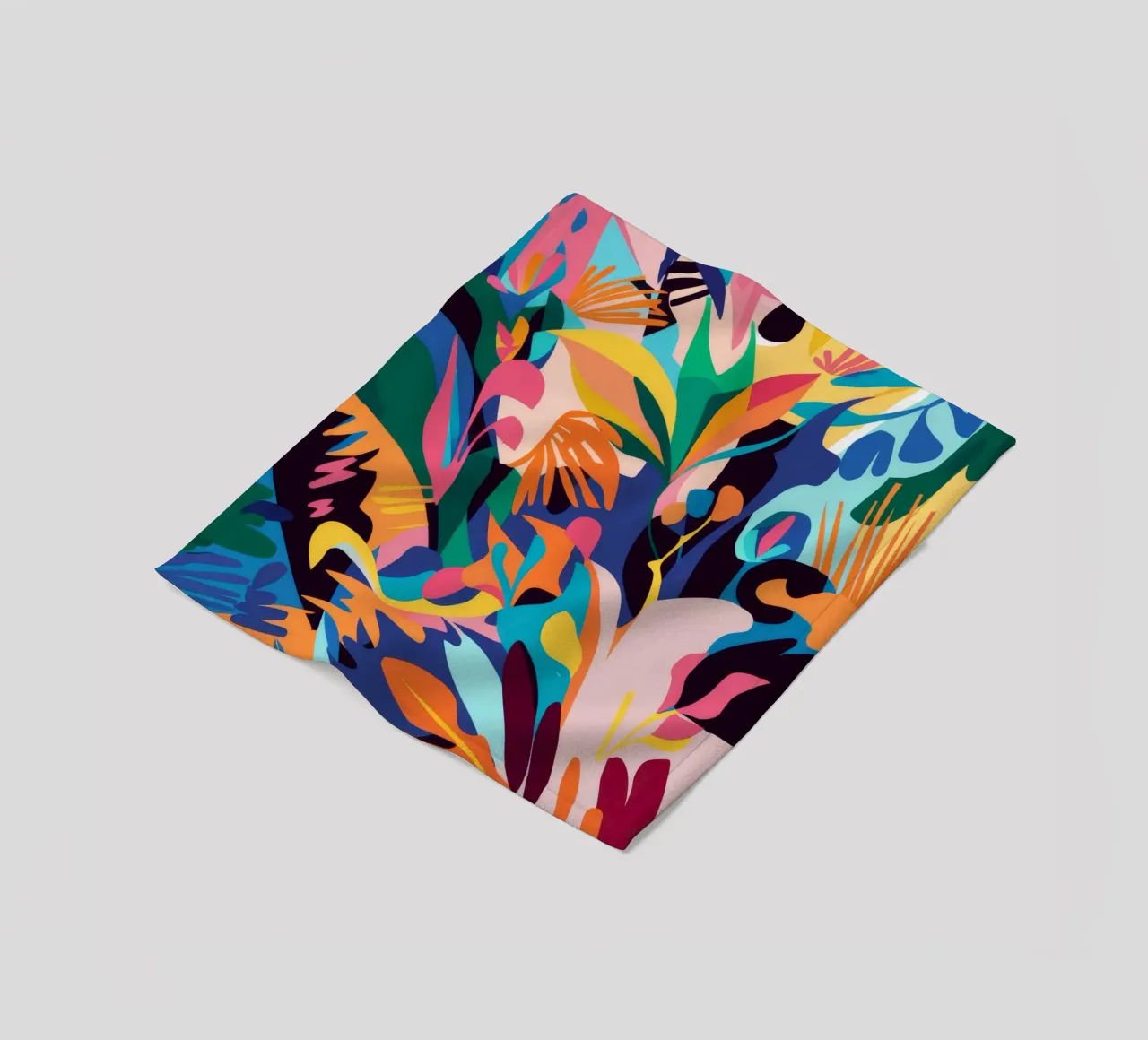 Jungle Abstractie Splash fleecedeken van Haven Mirage