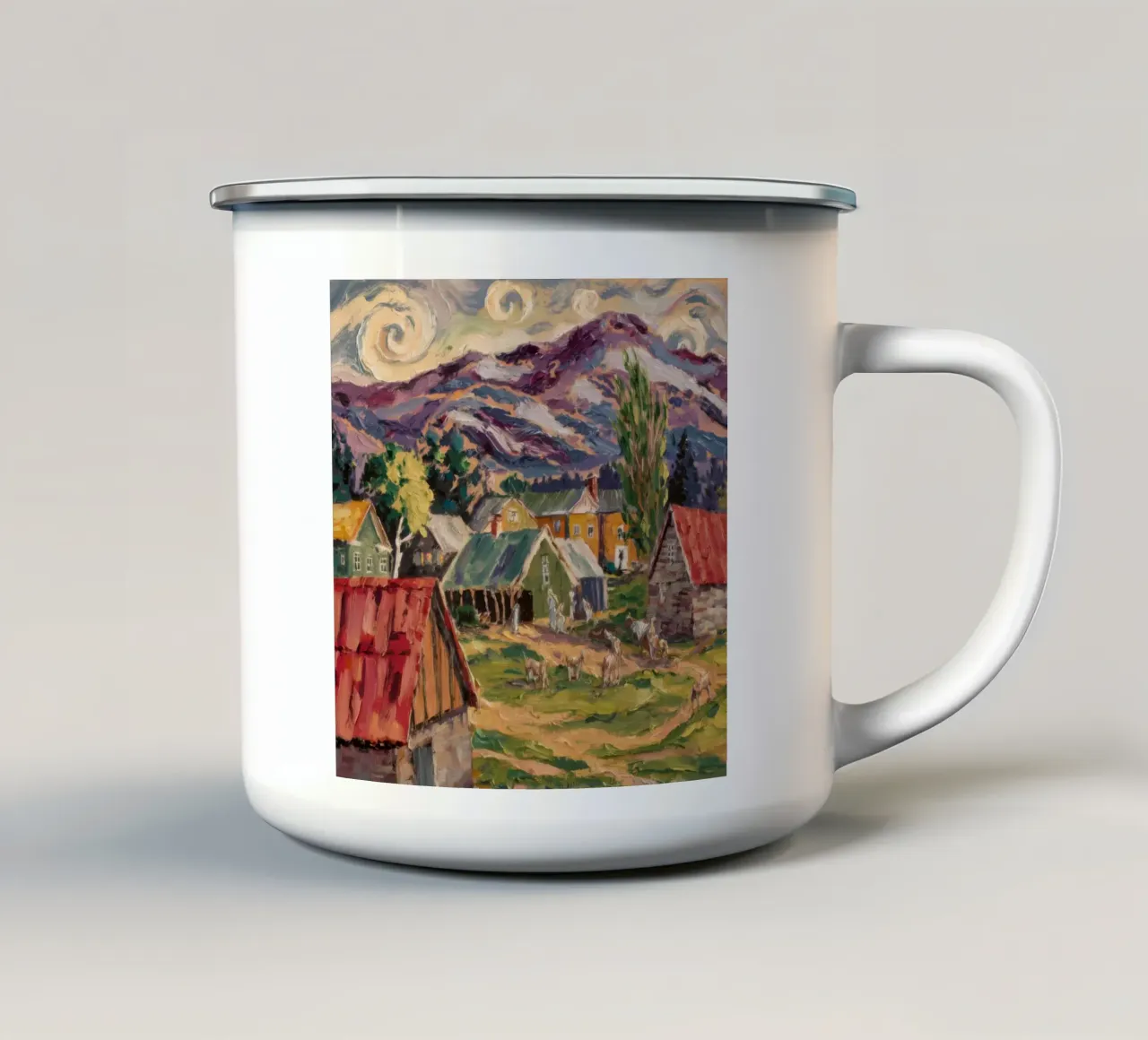 Villaggio Starry Mountain tazza in smalto da Lush Essence