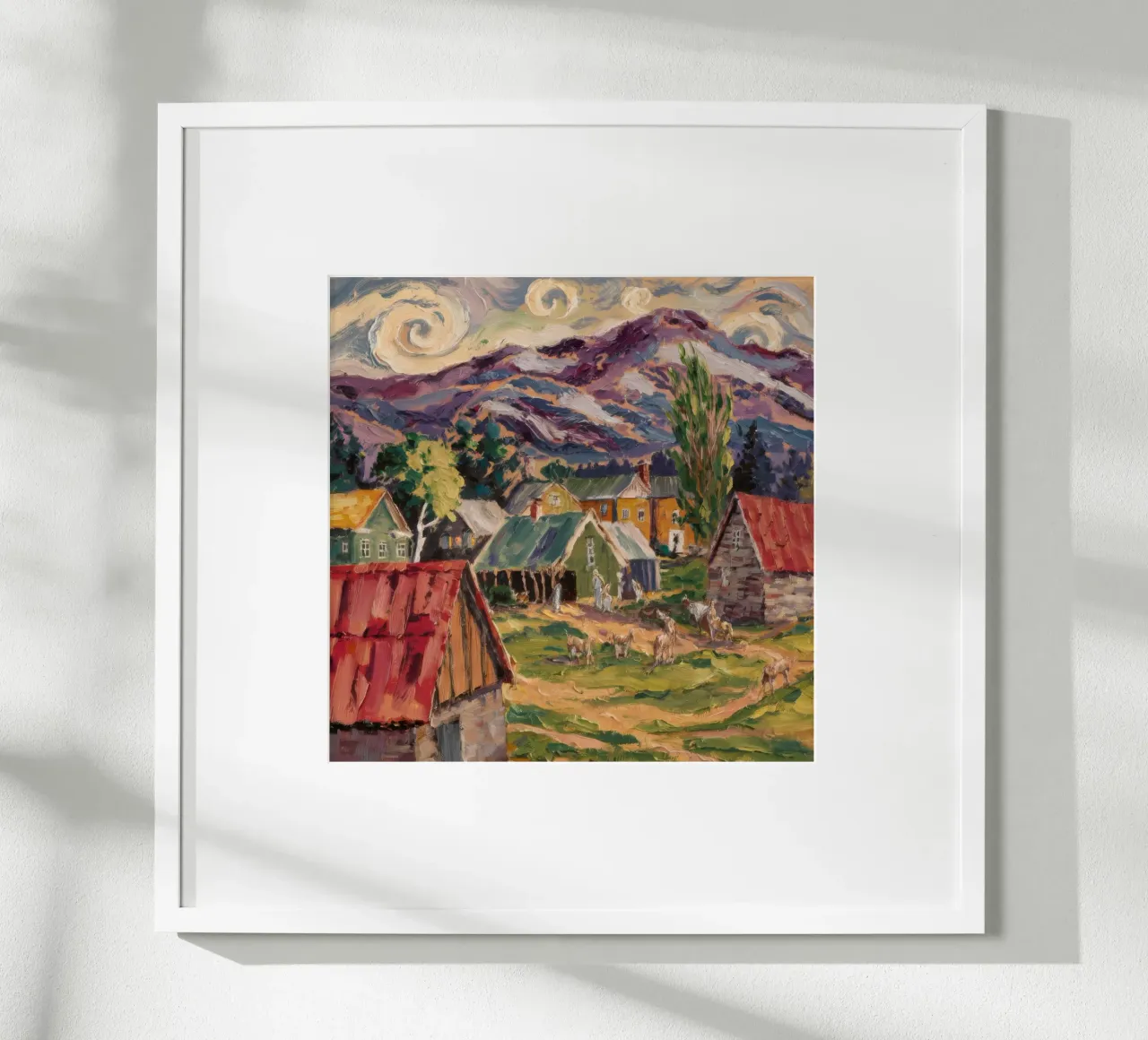 Villaggio Starry Mountain poster da Lush Essence