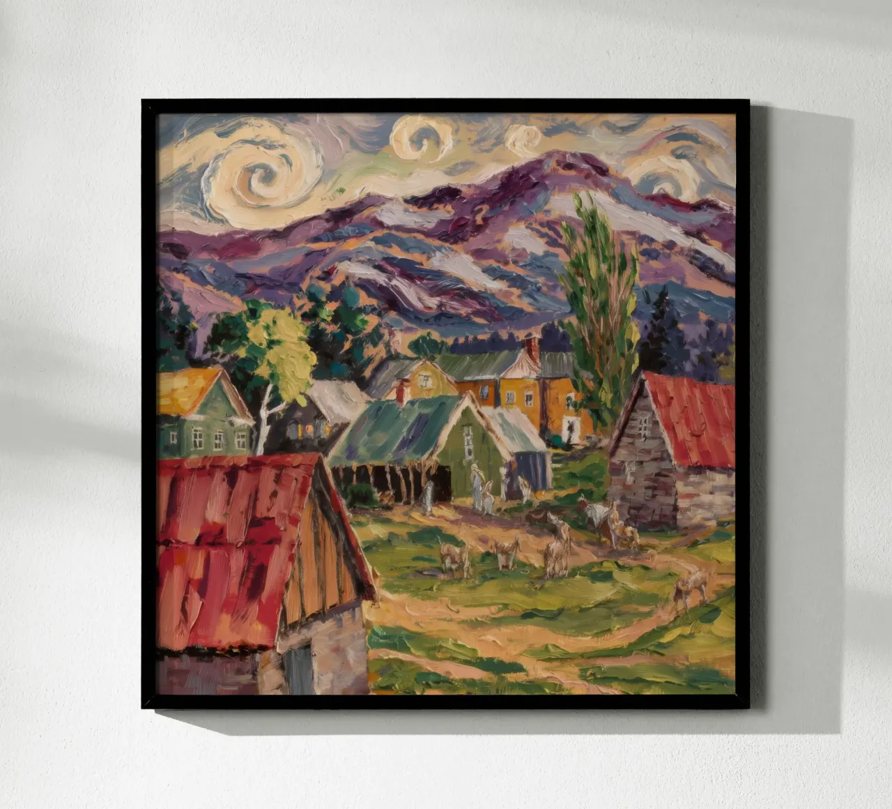 Villaggio Starry Mountain poster da Lush Essence