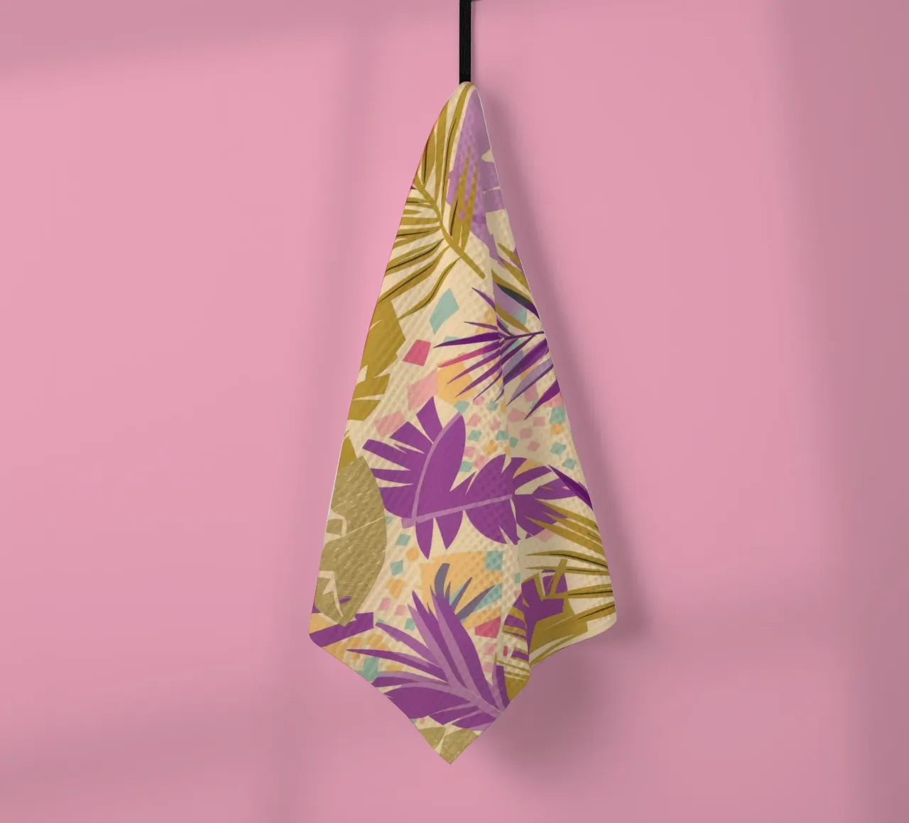 Pastel Tropic Elegance tea towel by Grande Serene