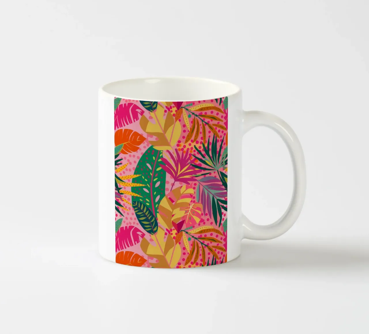 Pop selvático eléctrico taza de cerámica de Grande Serene