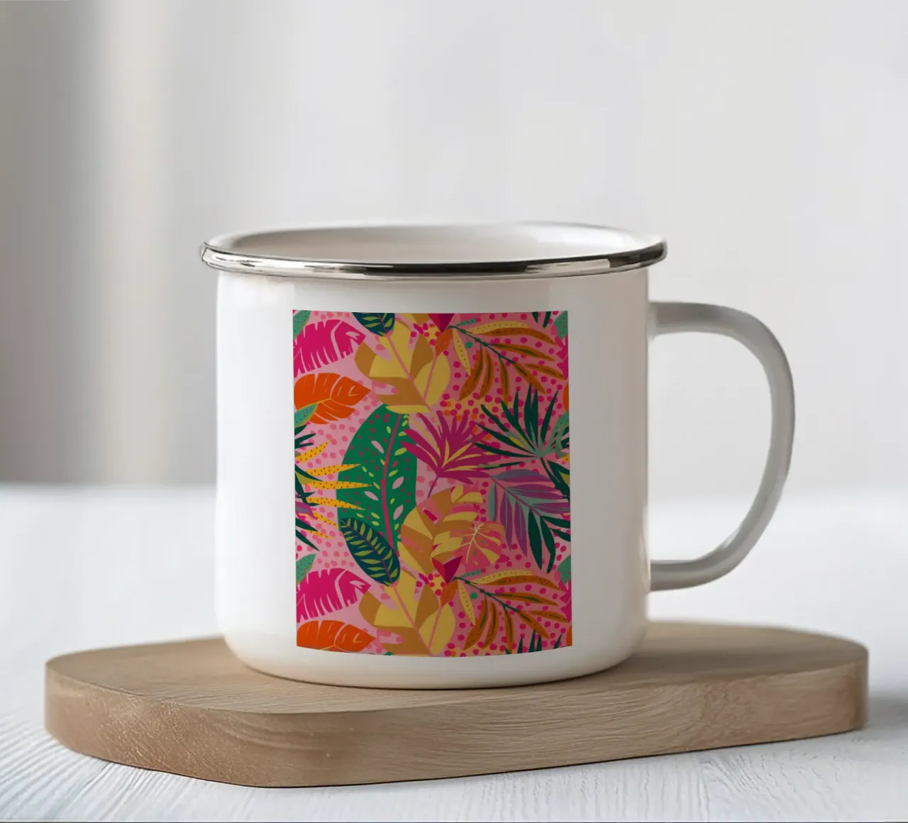 Giungla elettrica Pop tazza in smalto da Grande Serene