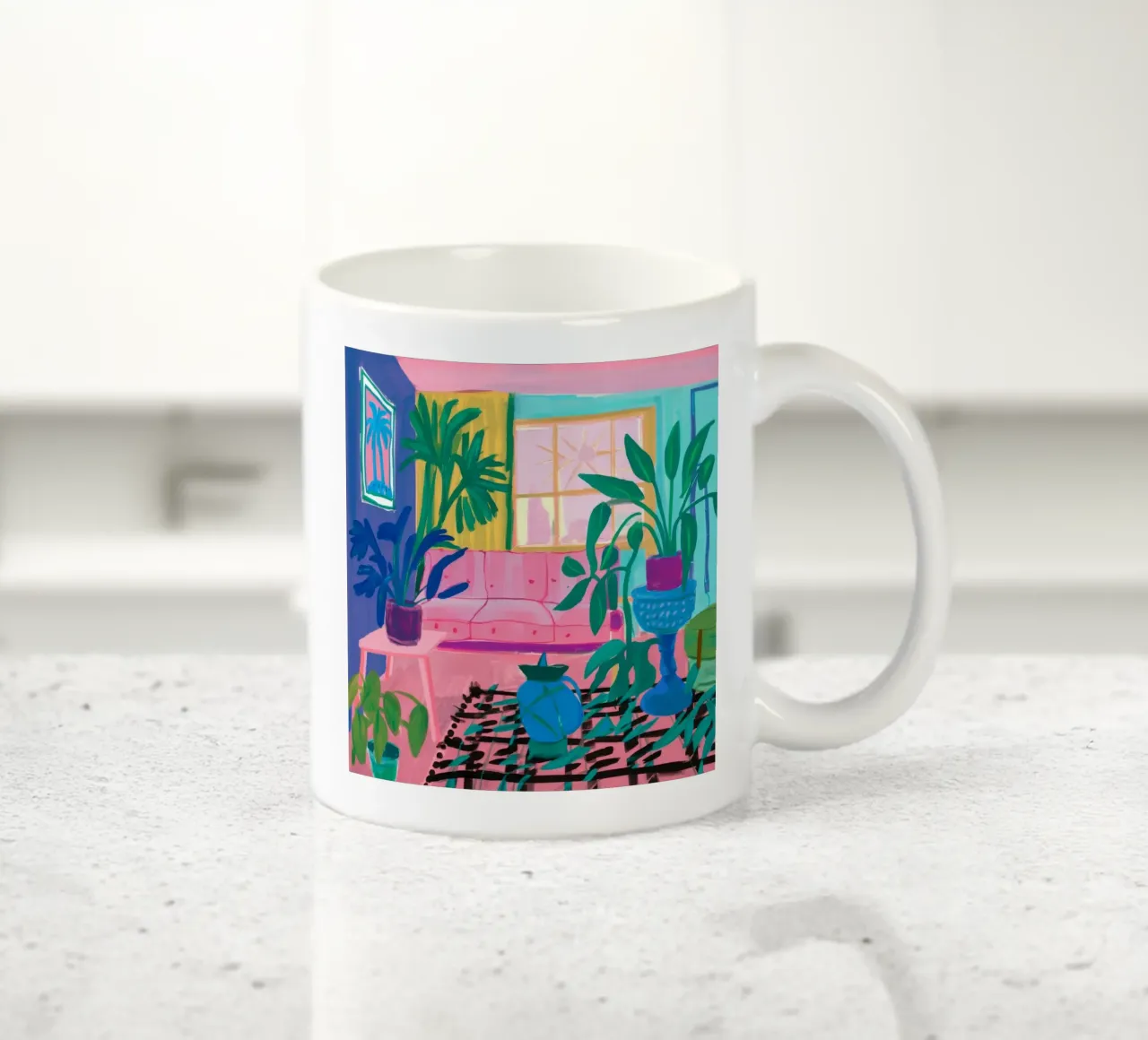 Violett Hour Living Keramik Tasse von Paez Harmony