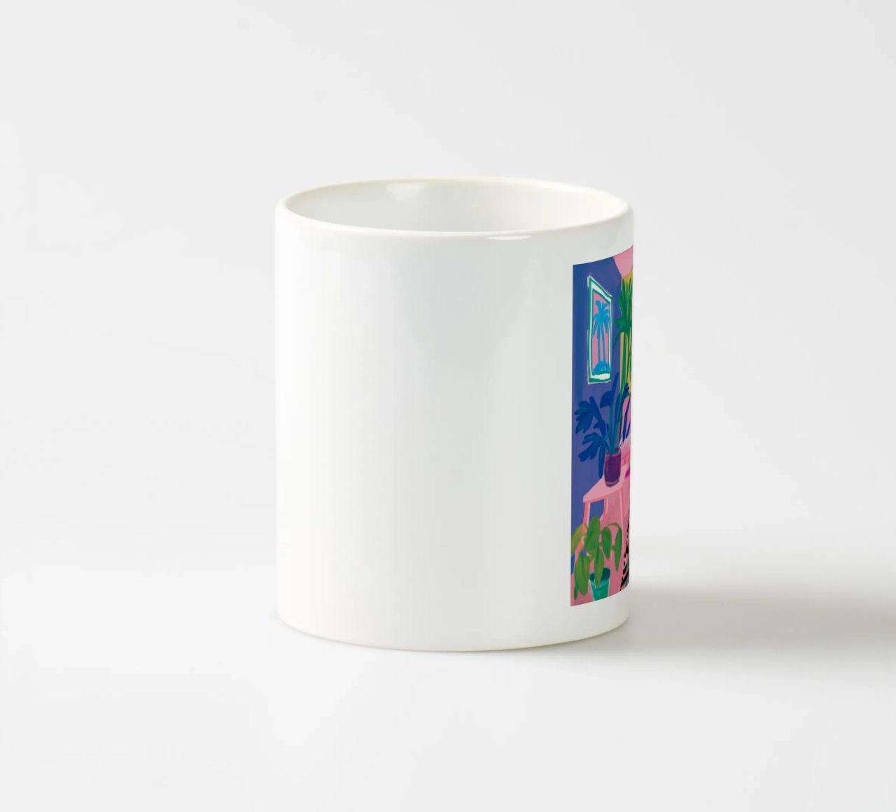 Vivere all'ora della viola tazza in ceramica da Paez Harmony