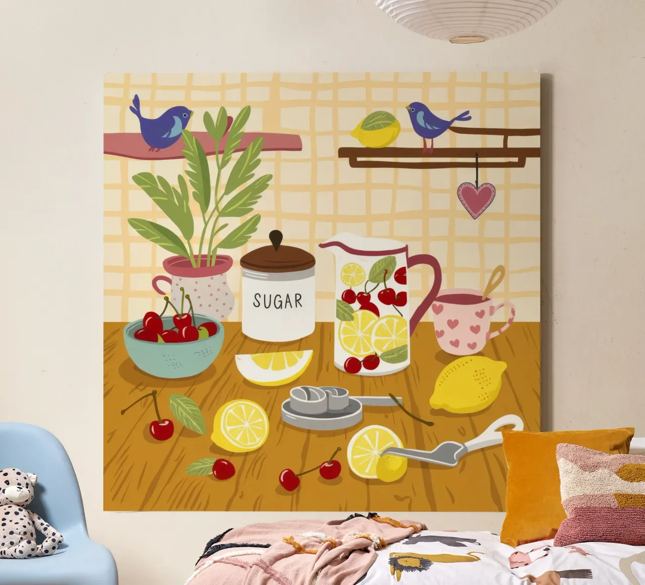 Limonade Suiker Nog canvas met Baklijst van Haven Mirage