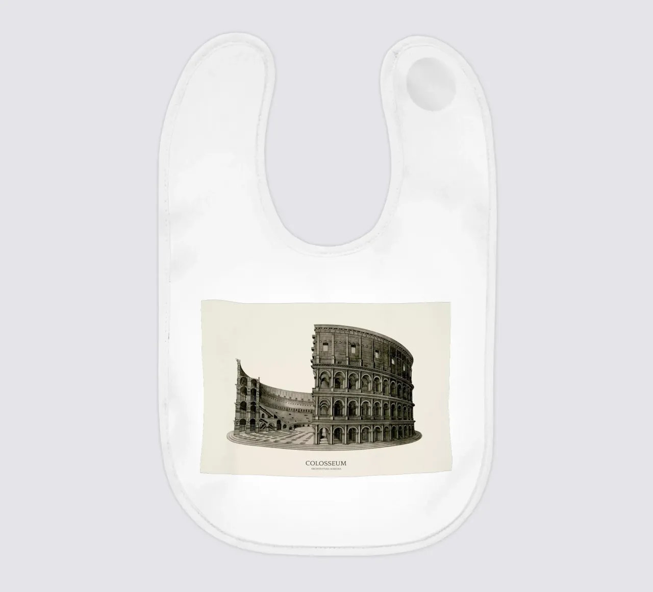 Colosseum Babylätzchen von Vintage by JUNIQE