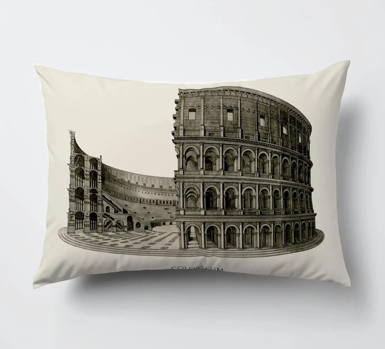 Colosseum cuscino da Vintage by JUNIQE