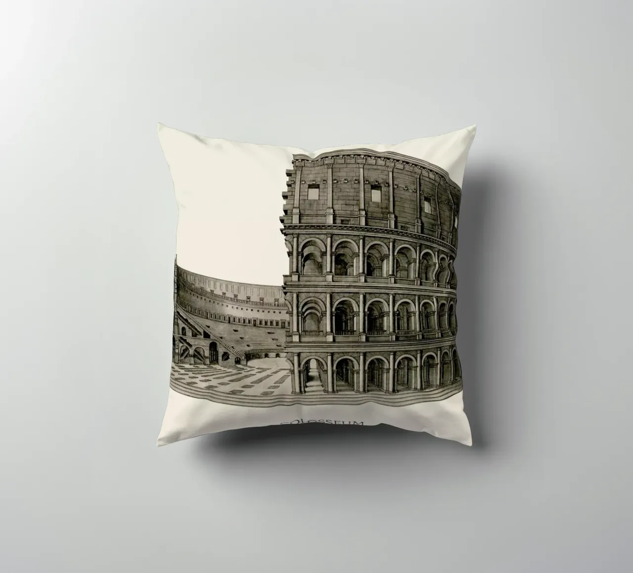 Colosseum cuscino da Vintage by JUNIQE