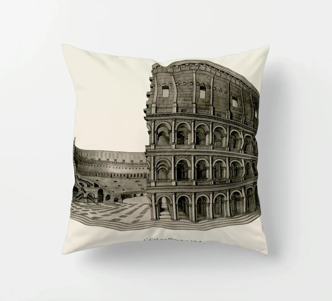 Colosseum cuscino da Vintage by JUNIQE