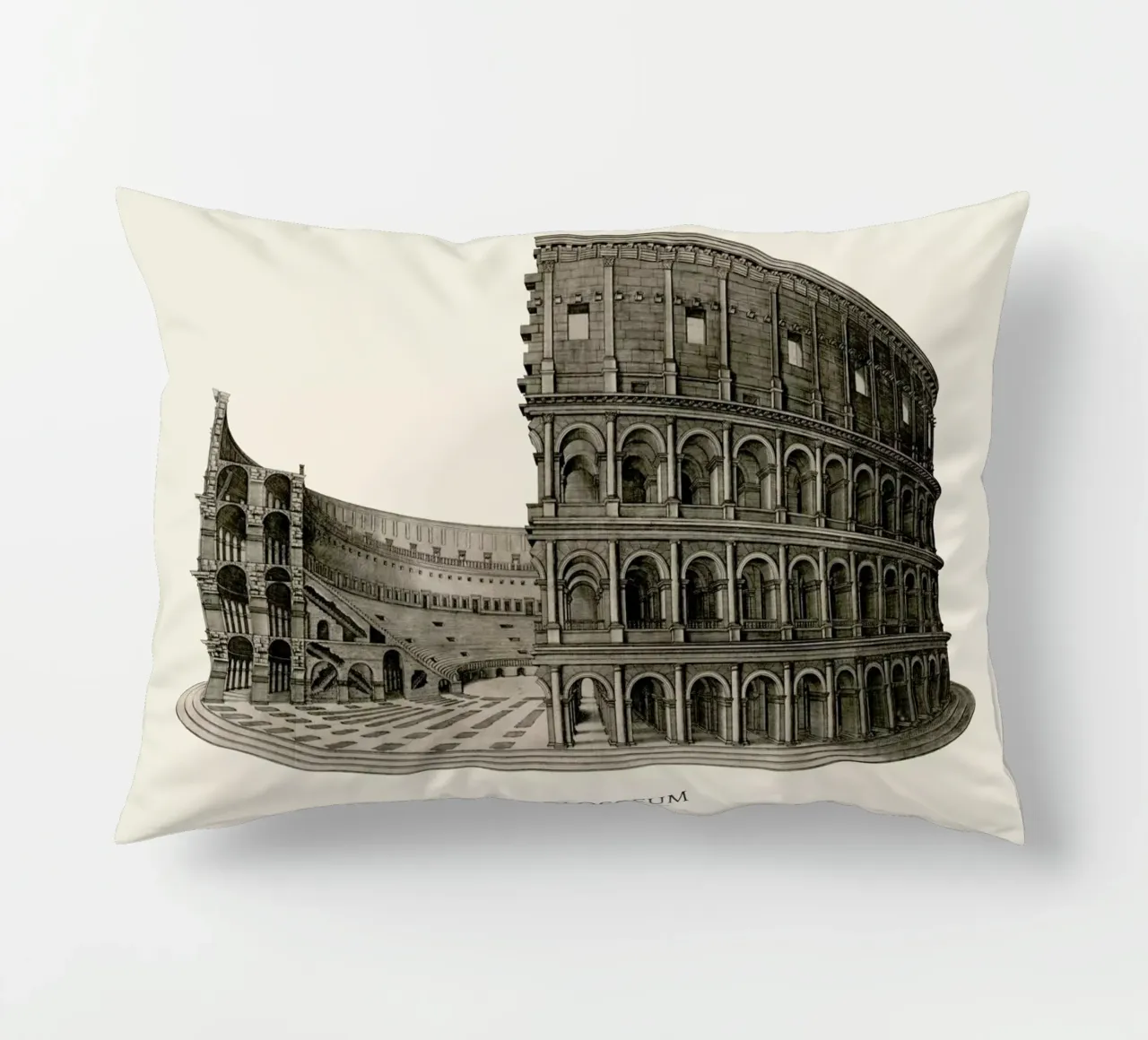 Colosseum cuscino da Vintage by JUNIQE
