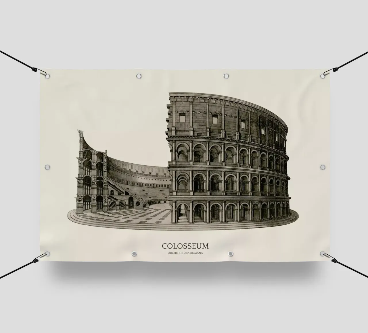 Colosseum telo in pvc da Vintage by JUNIQE