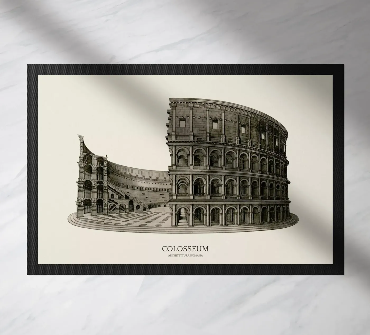Colosseum doormat by Vintage by JUNIQE