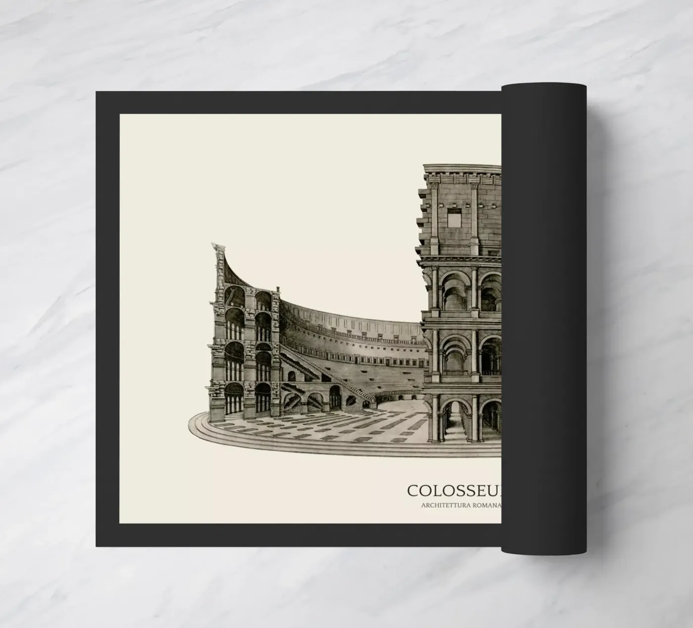 Colosseum doormat by Vintage by JUNIQE