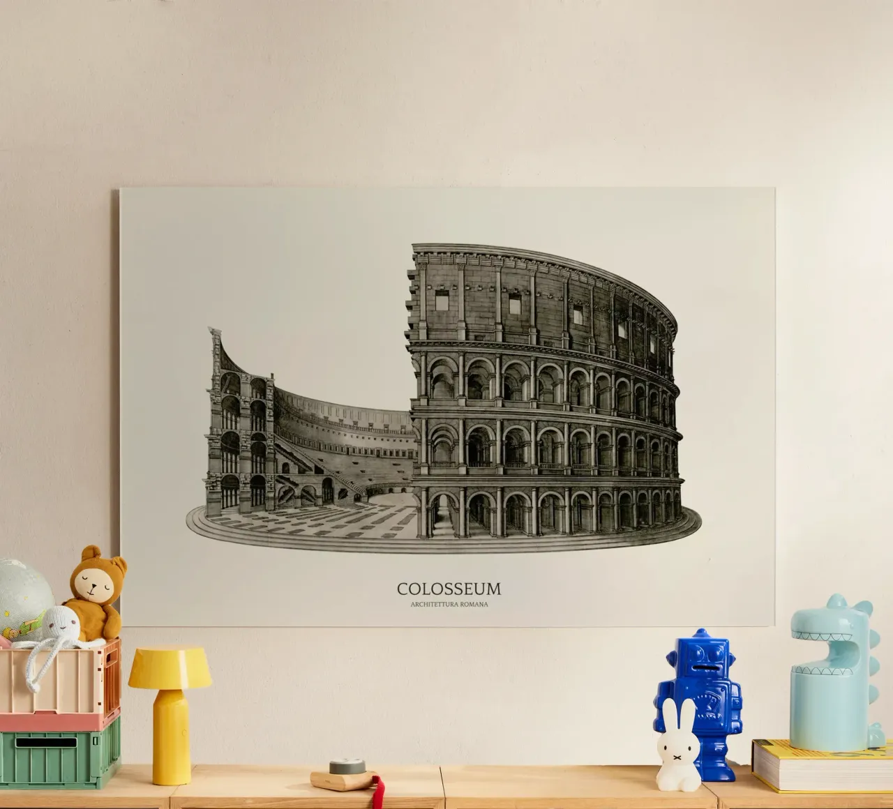 Colosseum plexiglass da Vintage by JUNIQE