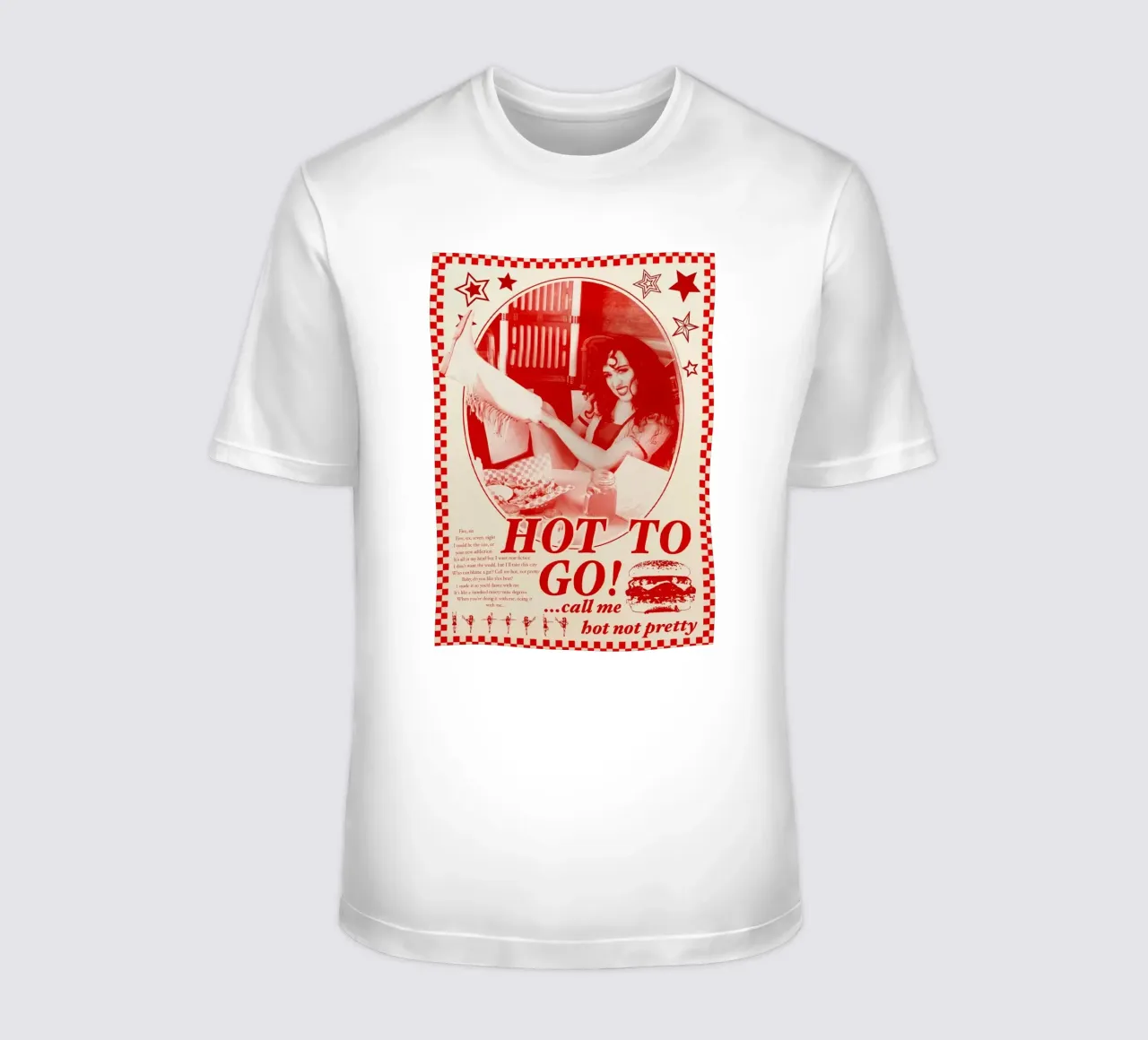 Hot To Go! chiamami bot non bella poster chappell roan t-shirt da ardala guller