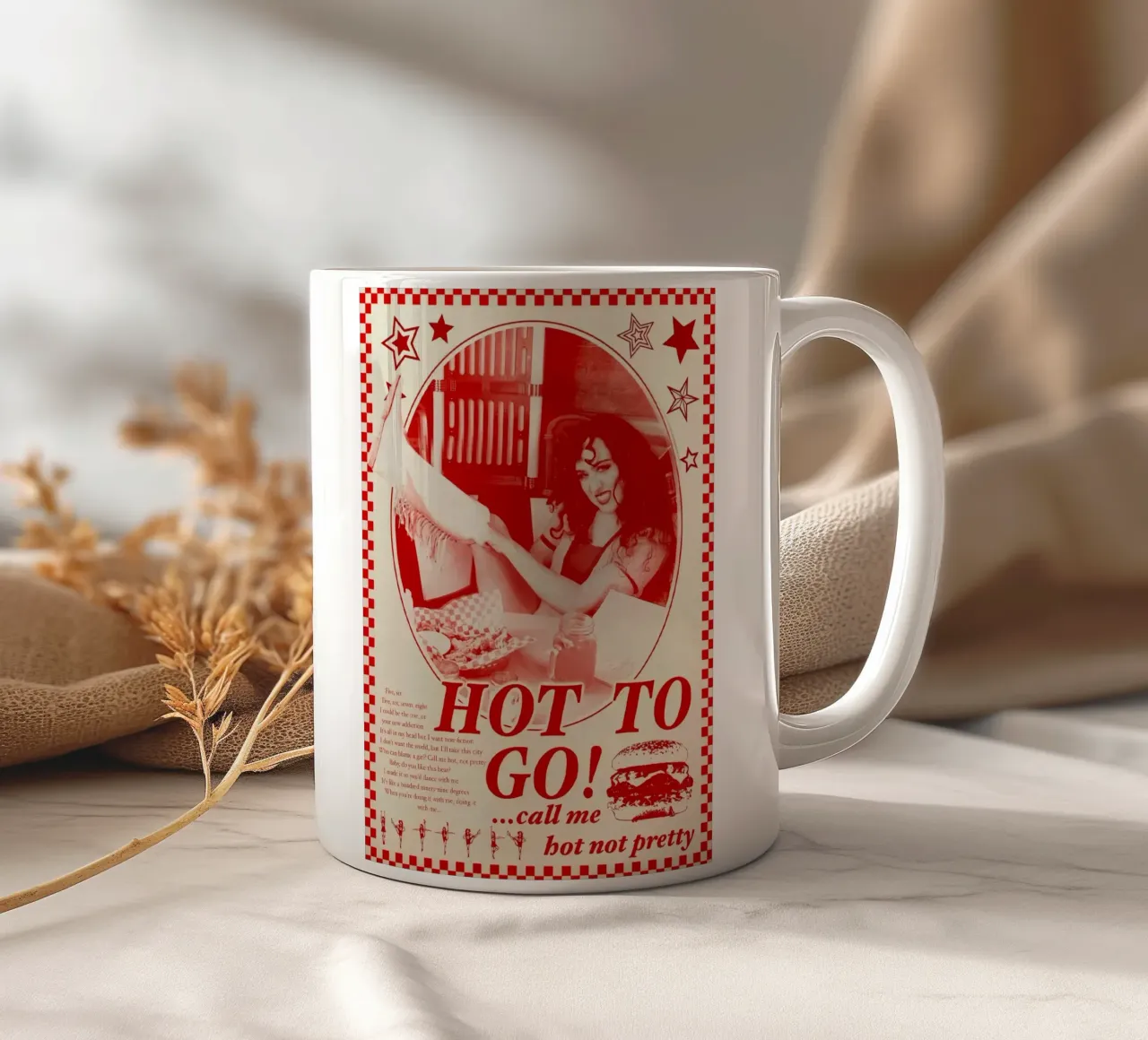 Hot To Go! chiamami bot non bella poster chappell roan tazza in ceramica da ardala guller