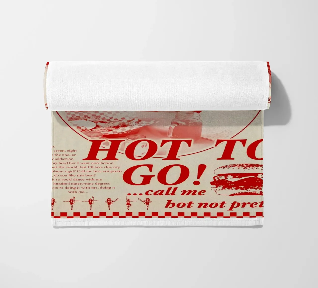 Hot To Go ! call me bot not pretty chappell roan poster serviette de plage de ardala guller