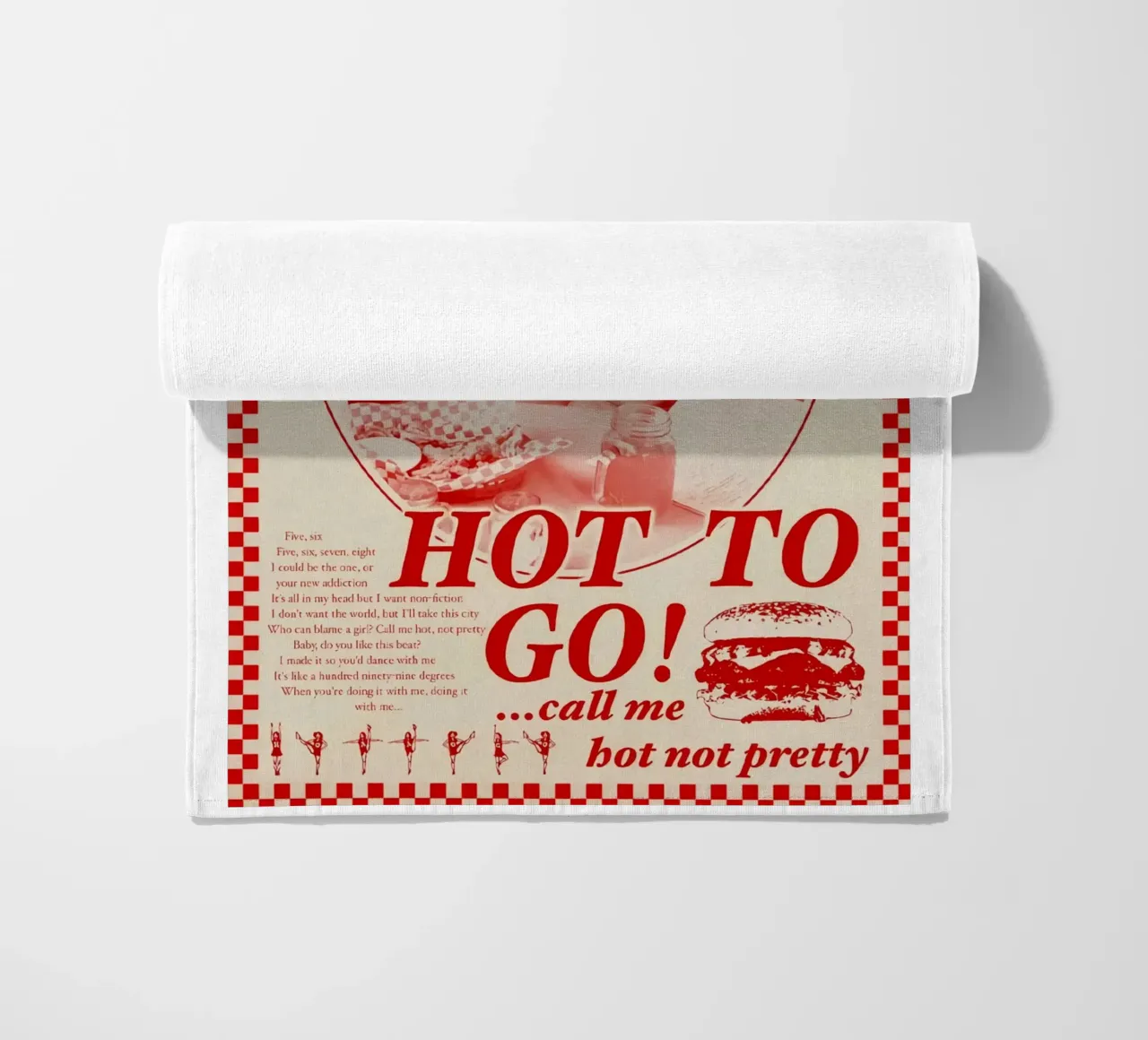 Hot To Go ! call me bot not pretty chappell roan poster serviette de plage de ardala guller