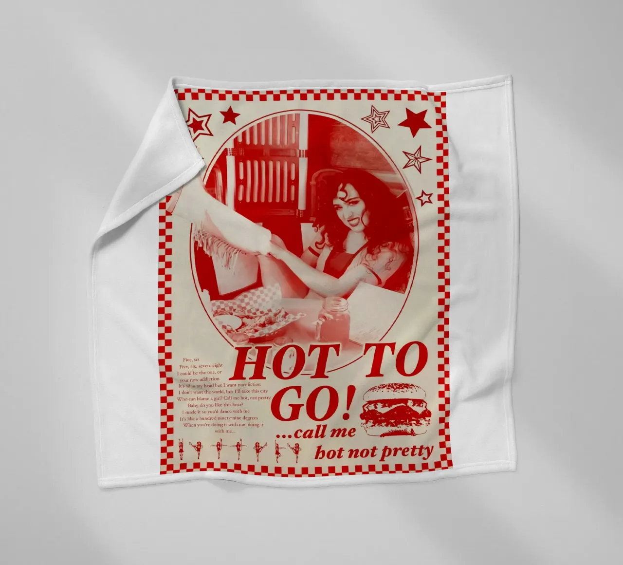 Hot To Go! call me bot not pretty chappell roan poster Fleecedecke von ardala guller