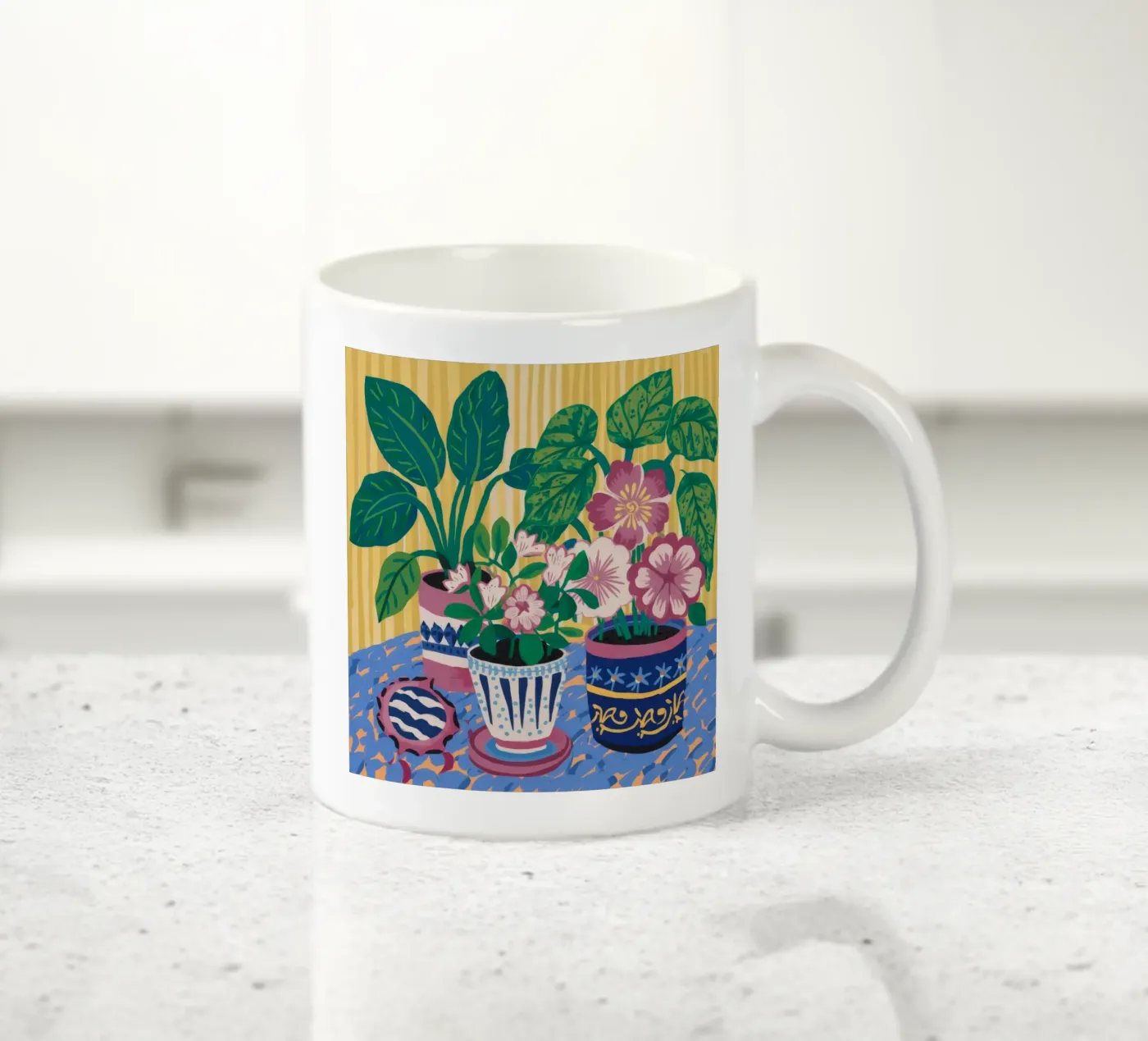 Patterned Pots Flora ceramic mug by Haven Mirage