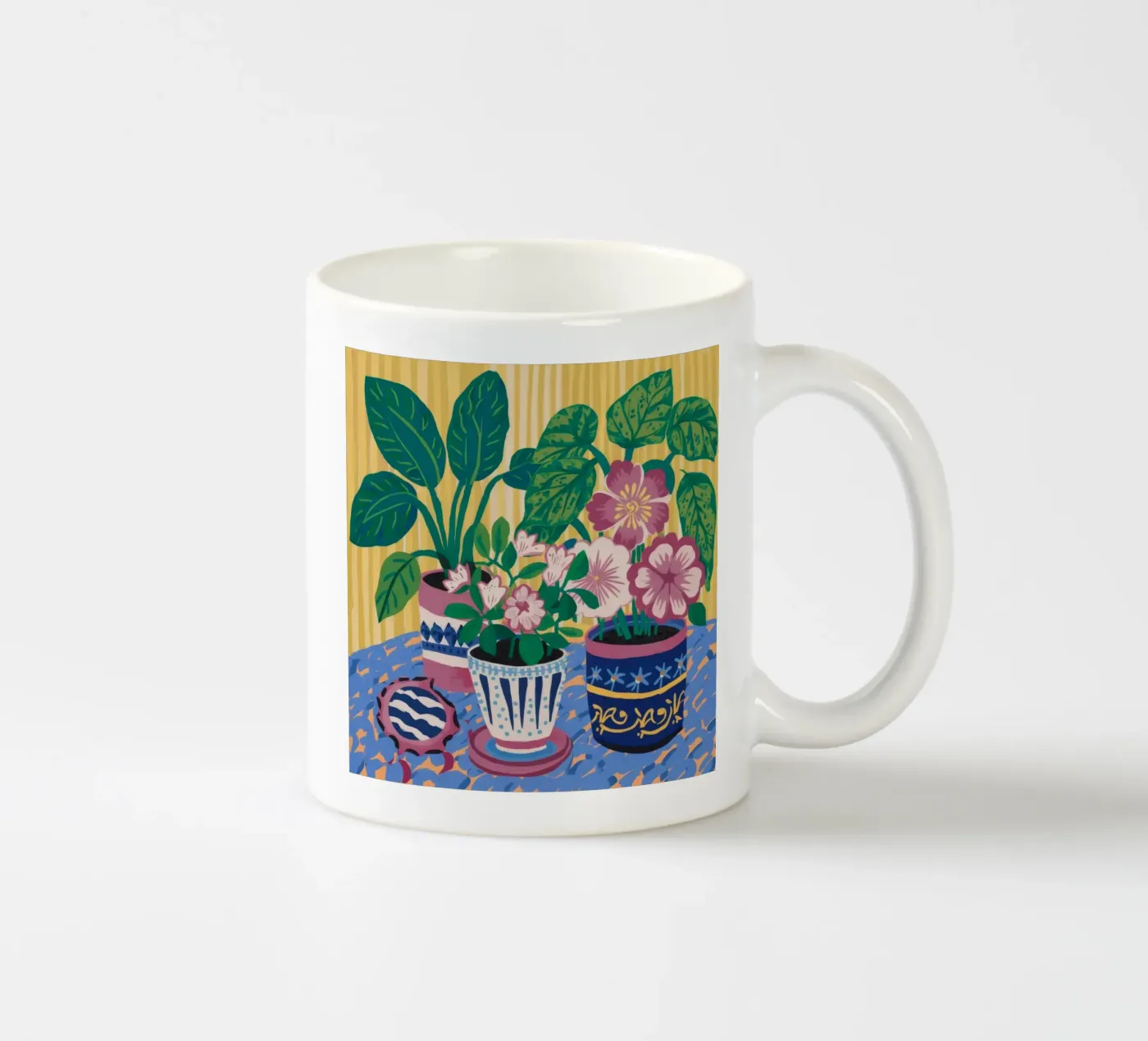 Patterned Pots Flora ceramic mug by Haven Mirage