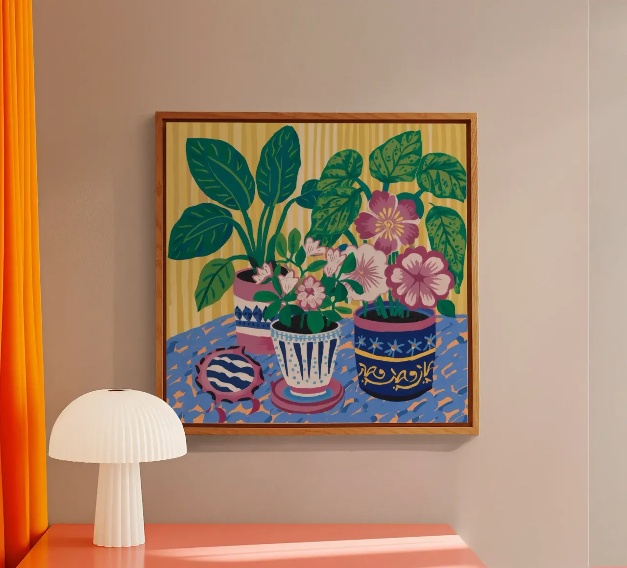 Patterned Pots Flora plexiglas de Haven Mirage