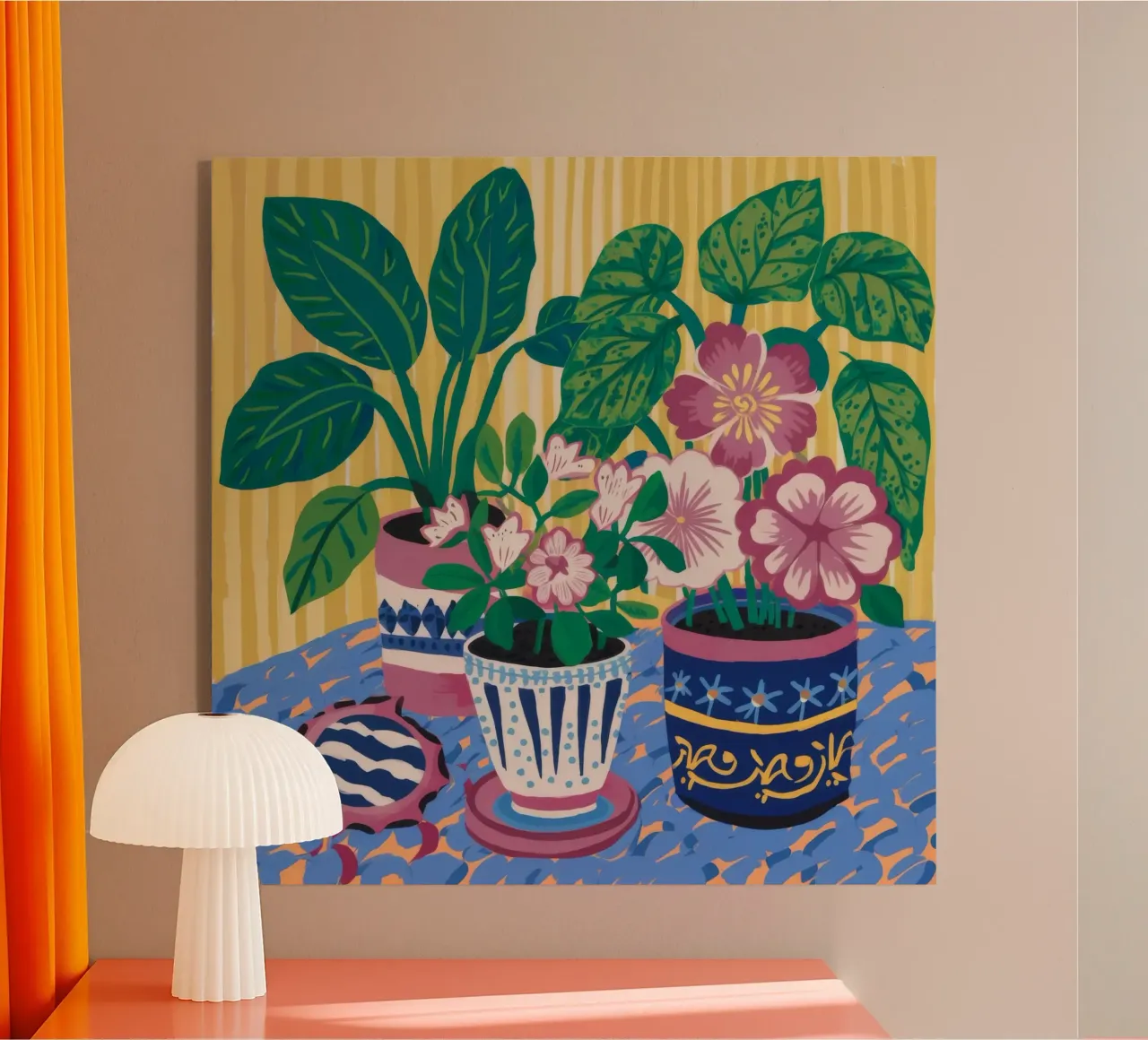 Patterned Pots Flora plexiglas de Haven Mirage