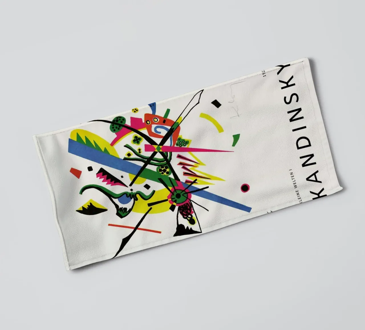 Kandinsky - Kleine Welten I asciugamano da bagno da Vintage by JUNIQE