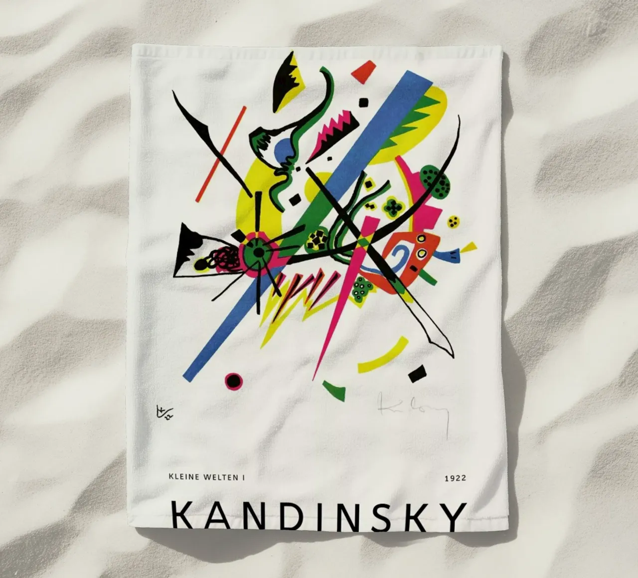 Kandinsky - Kleine Welten I telo mare da Vintage by JUNIQE
