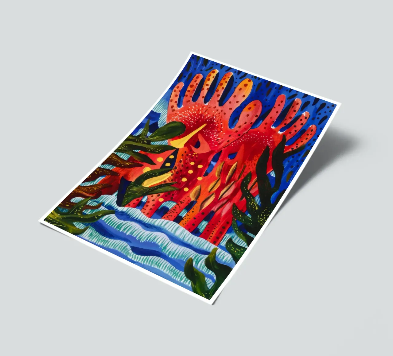 Crimson Figures Ascending sticker sheet by Lush Essence