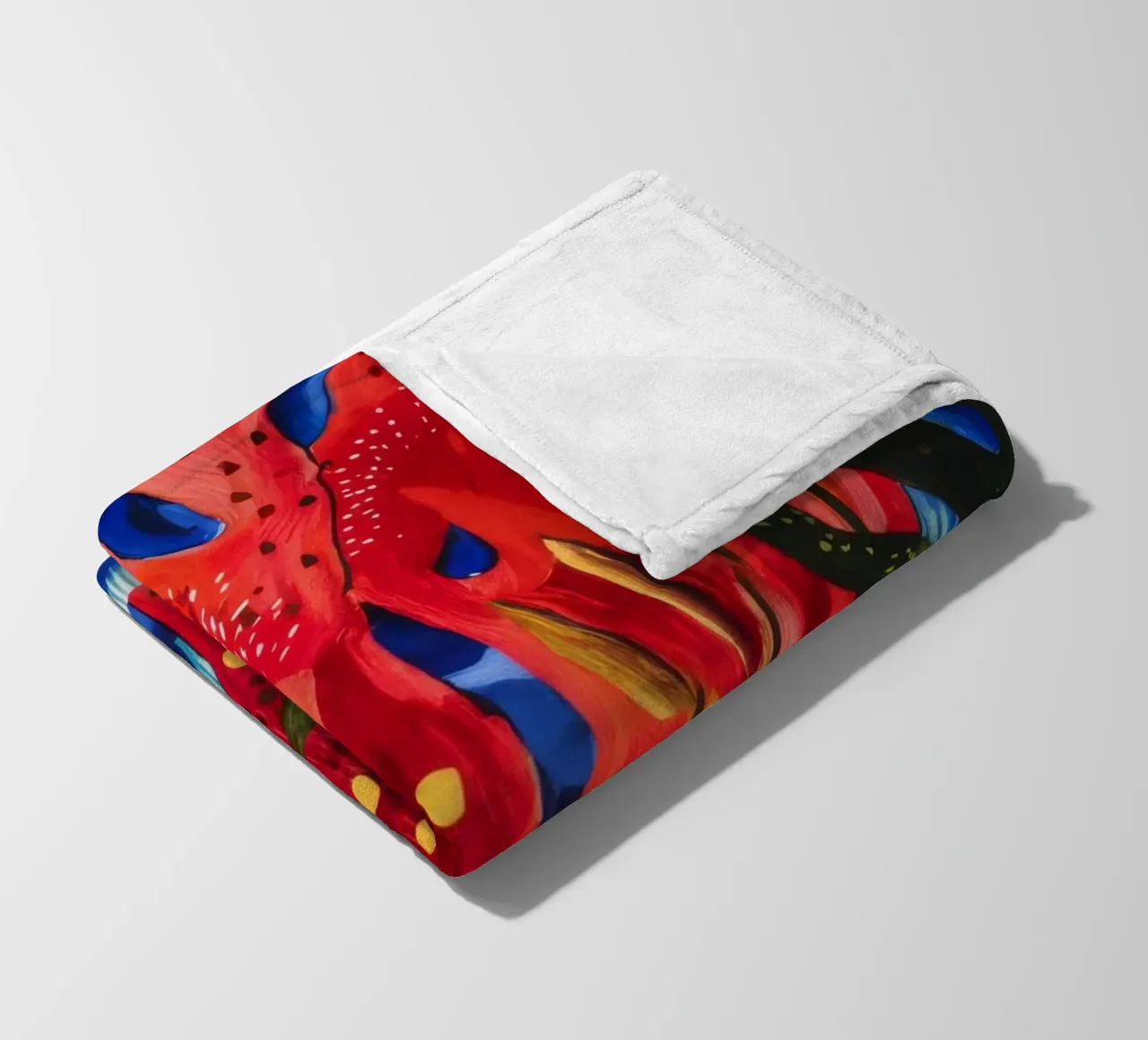 Figure cremisi in ascesa coperta in pile da Lush Essence