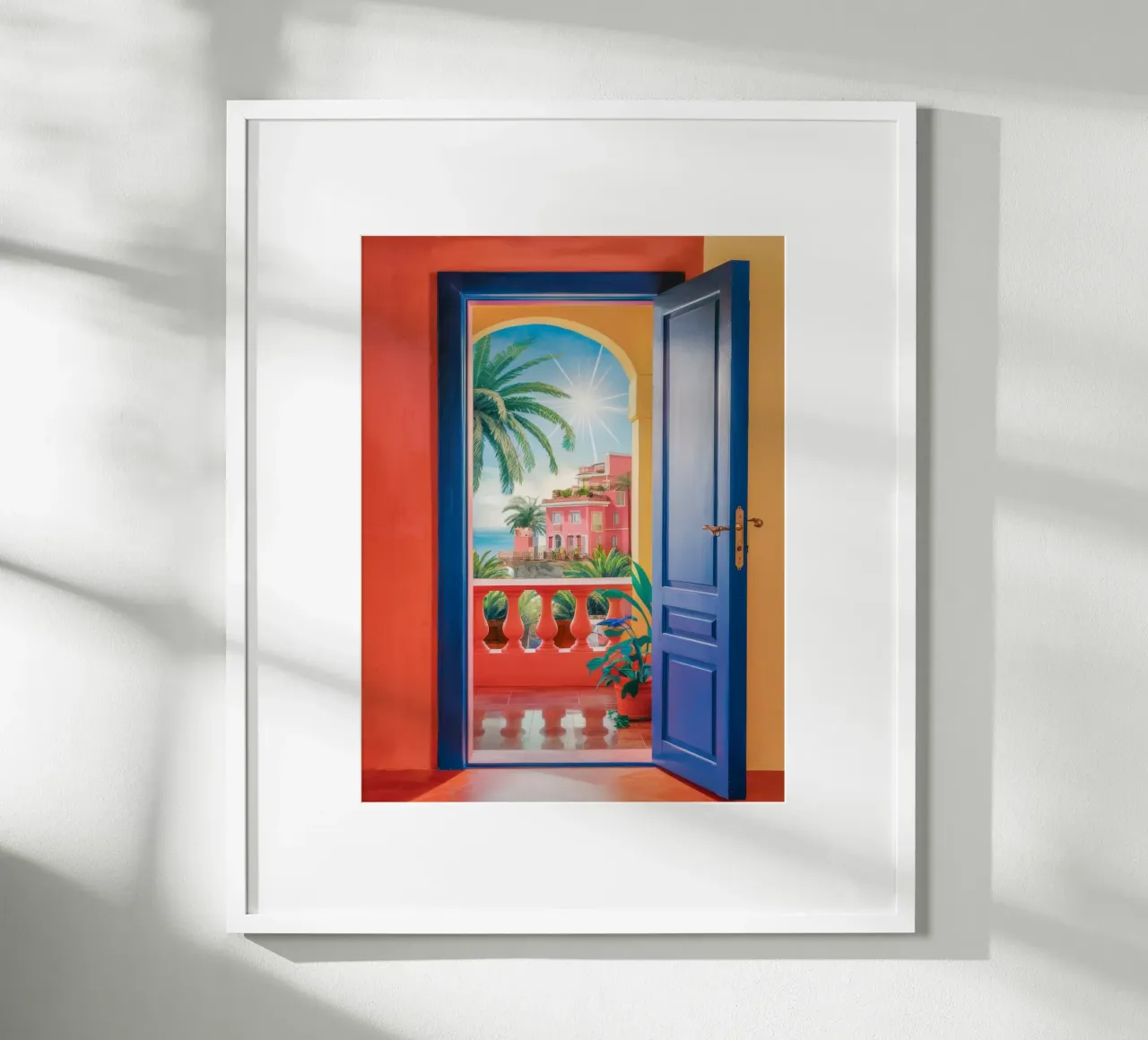 Oceano a porte aperte poster con telaio in plastica da Haven Mirage