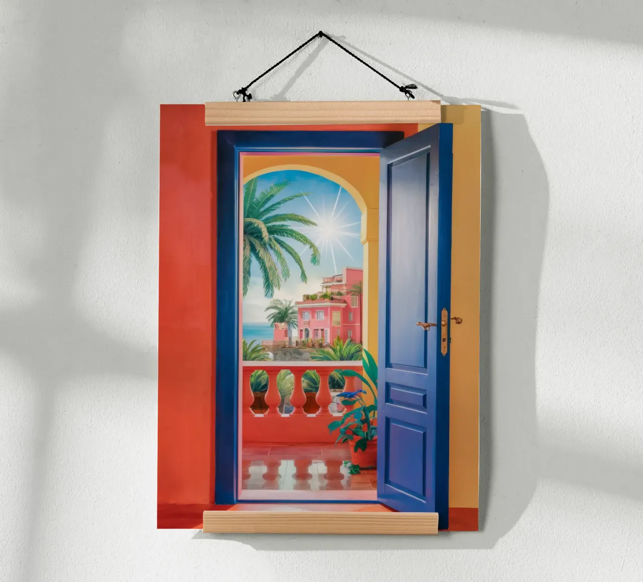 Oceano a porte aperte poster con telaio in plastica da Haven Mirage