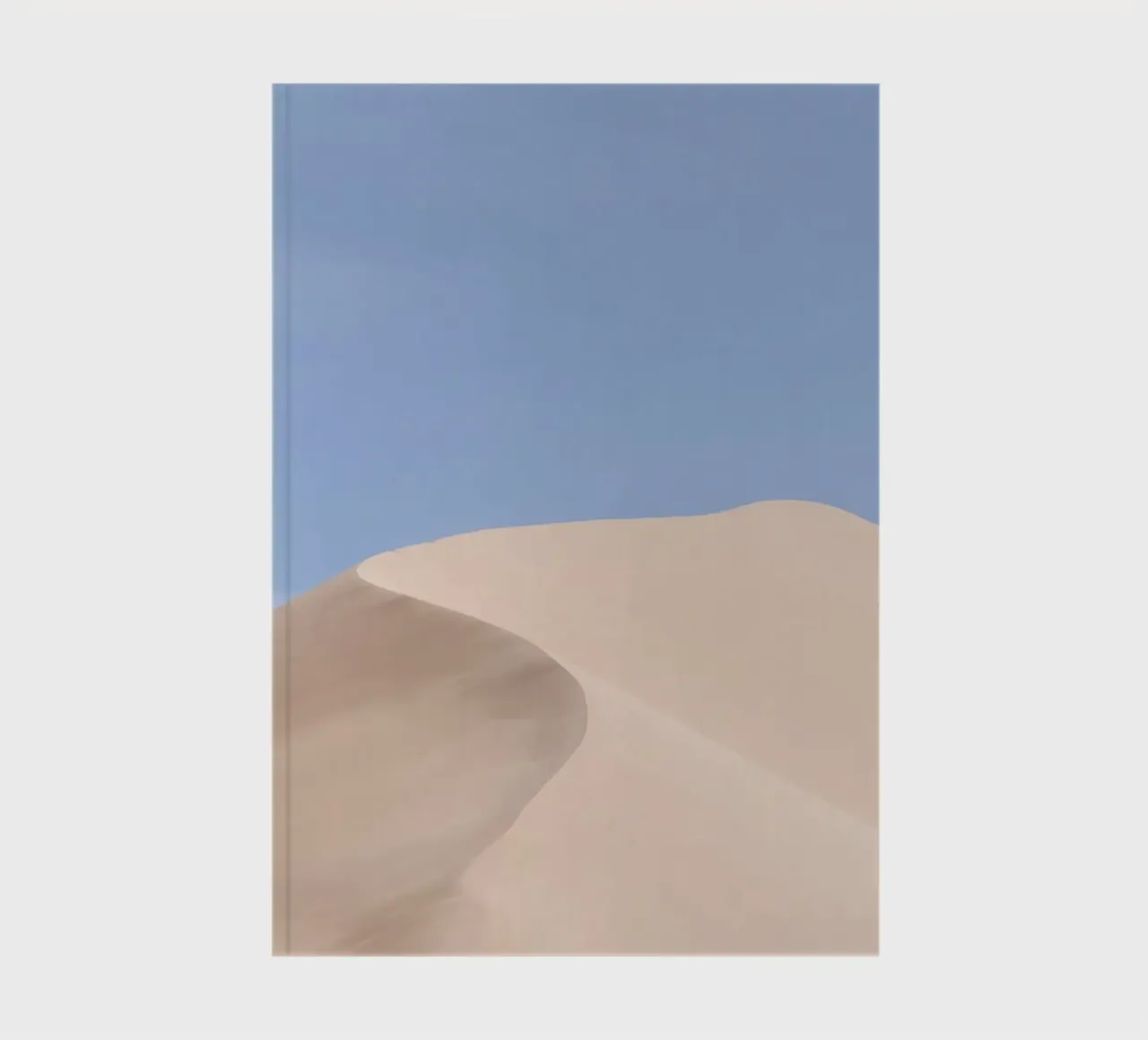 Sand dune in the Sahara II notebook by photolovers