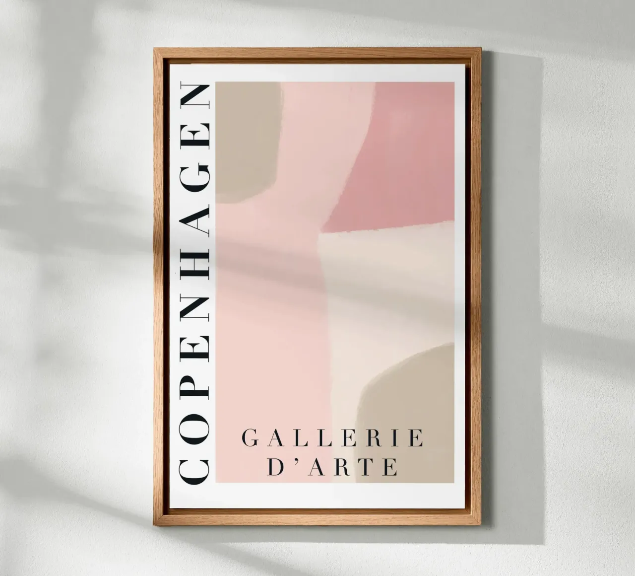 Copenhagen Abstract Art alluminio dibond da GraceDigitalArtCo