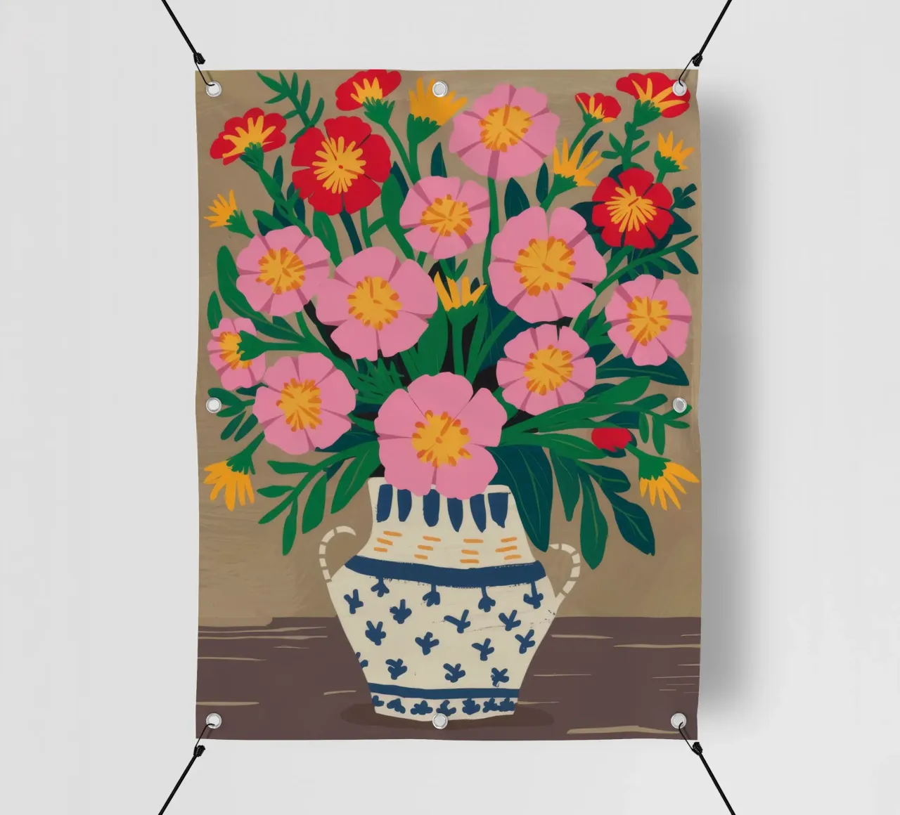 Vaso Daisy Delight telo in pvc da Paez Harmony