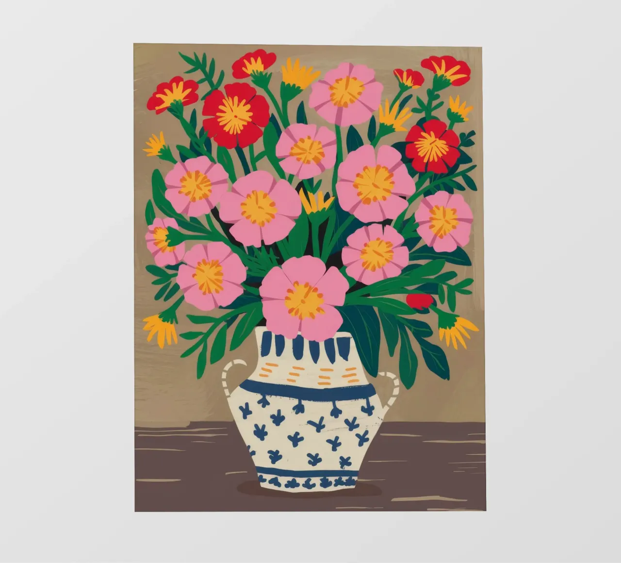 Vaso Daisy Delight telo in pvc da Paez Harmony