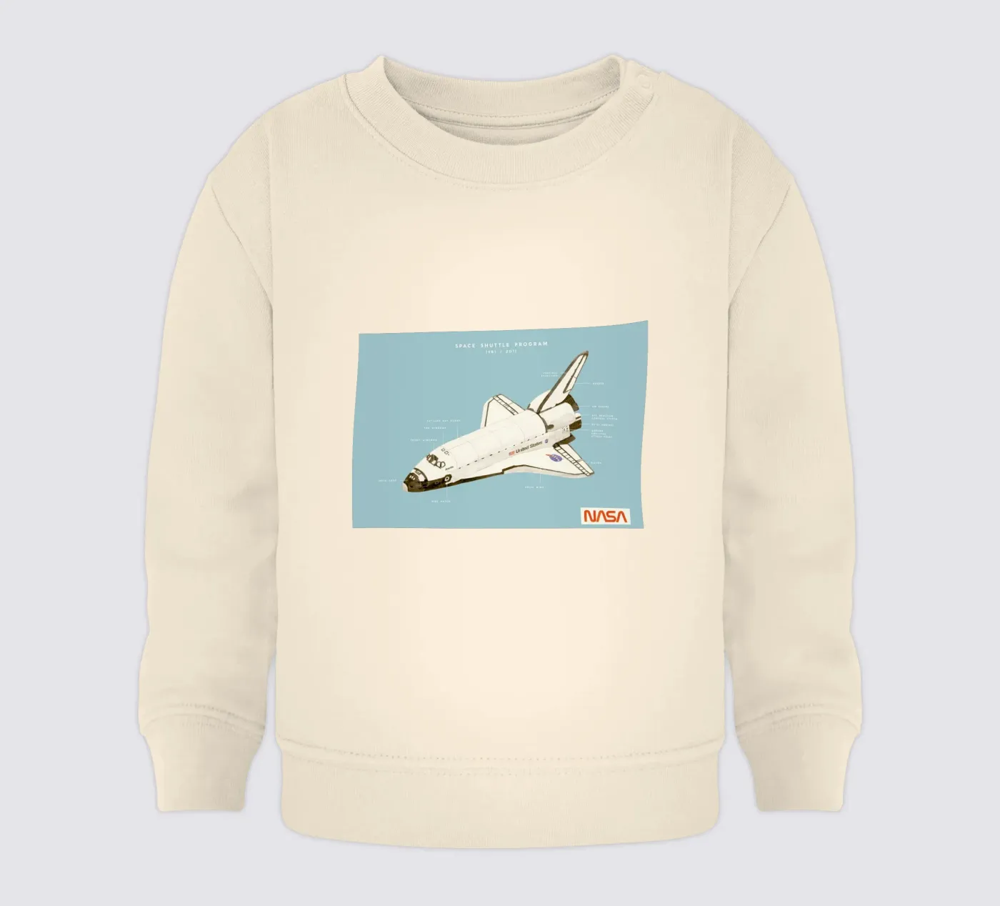 Space Shuttle Program felpa neonato da Florent Bodart