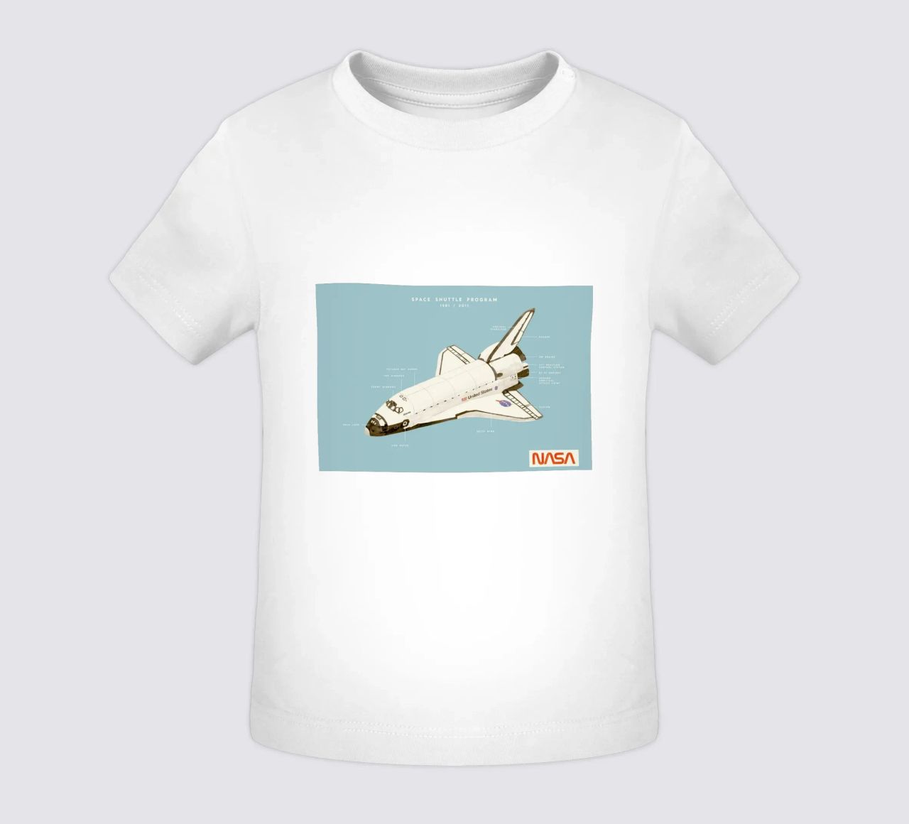 Space Shuttle Program maglietta neonato da Florent Bodart