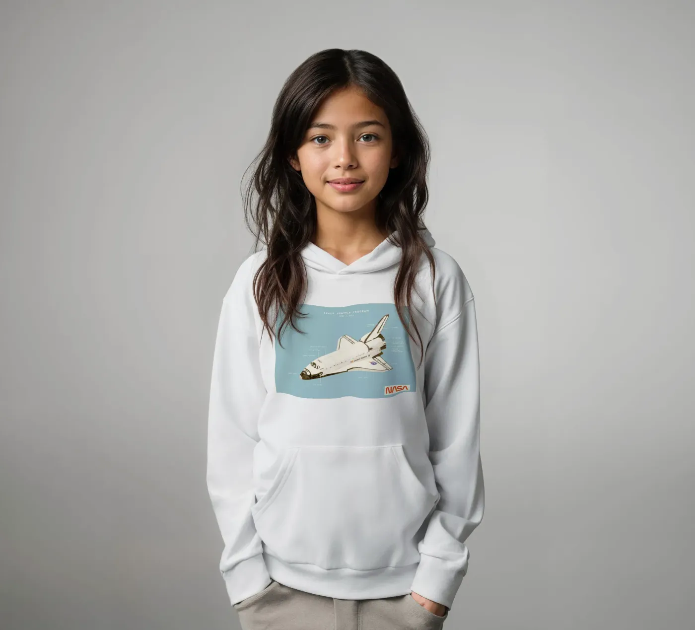 Space Shuttle Program kinder hoodie van Florent Bodart