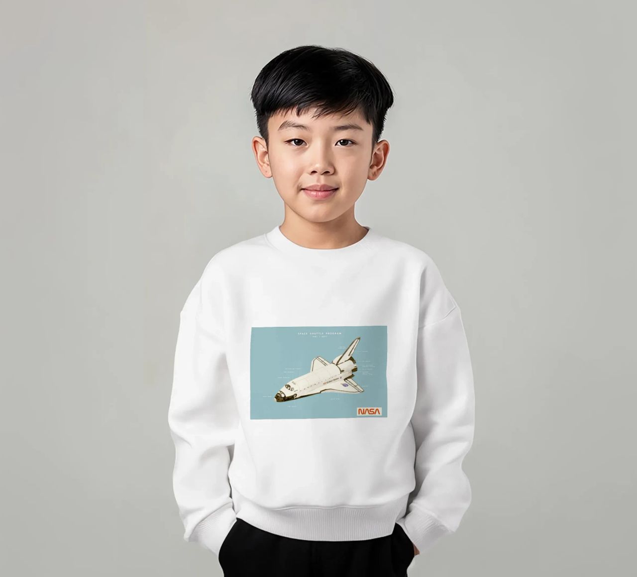 Space Shuttle Program felpa bambino da Florent Bodart