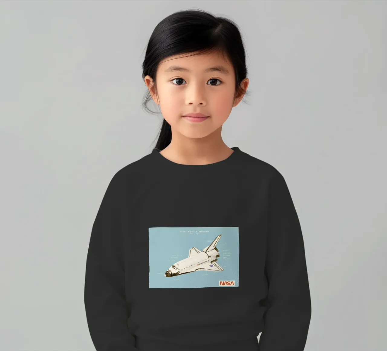 Space Shuttle Program felpa bambino da Florent Bodart