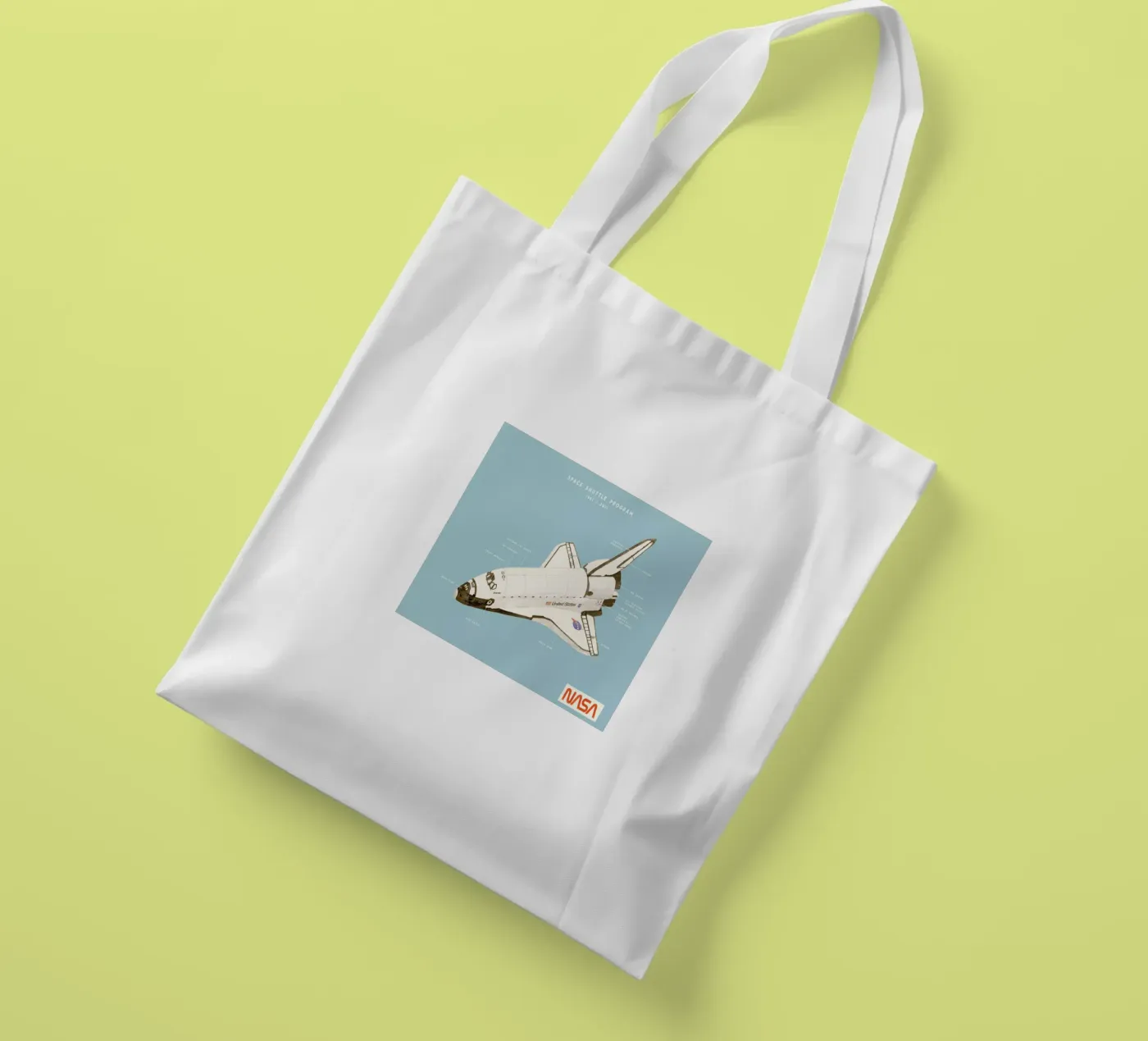 Space Shuttle Program jute draagtas van Florent Bodart